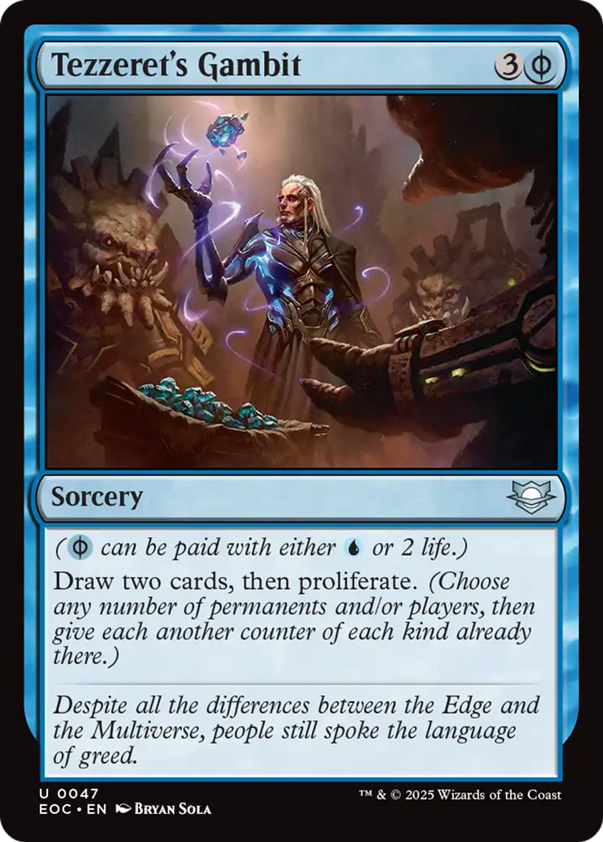 Tezzeret's Gambit — Edge of Eternities Commander — Magic: The Gathering