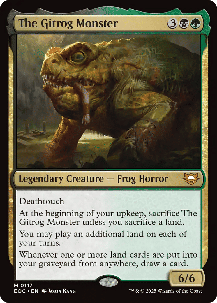 The Gitrog Monster — Edge of Eternities Commander — Magic: The Gathering