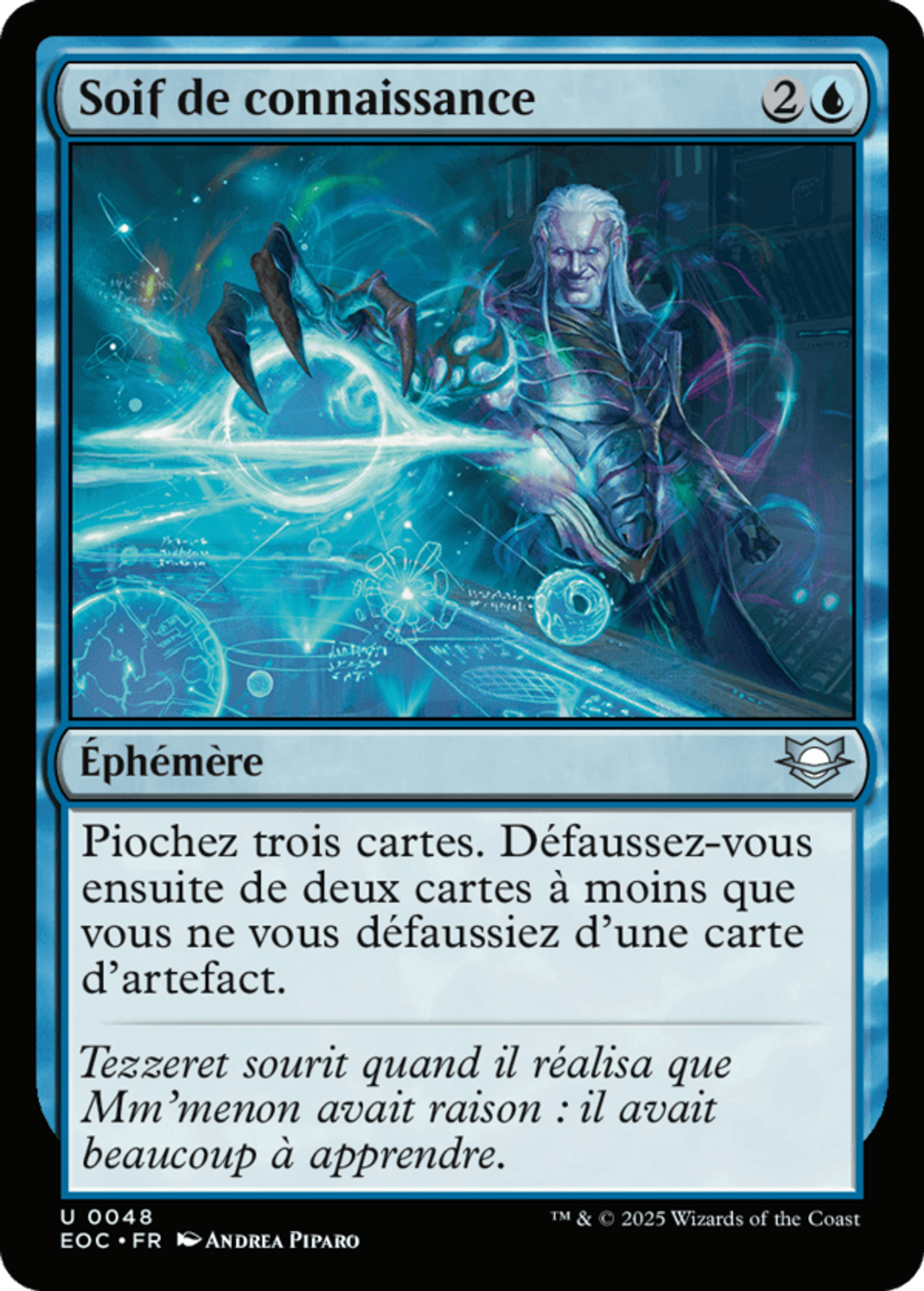 Soif de connaissance — Edge of Eternities Commander — Magic: The Gathering