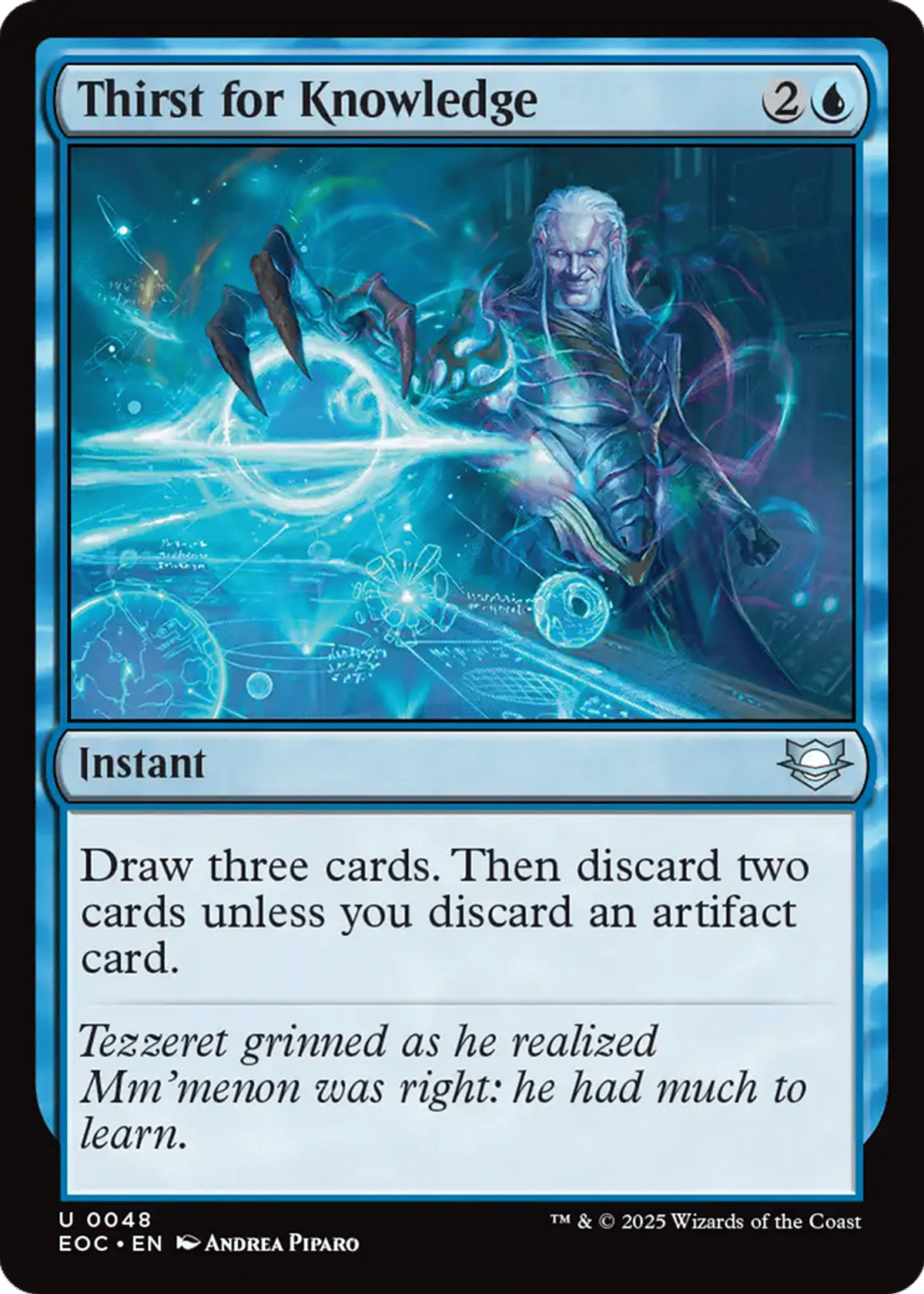 Thirst for Knowledge from Edge of Eternities Commander - Magic: The Gathering