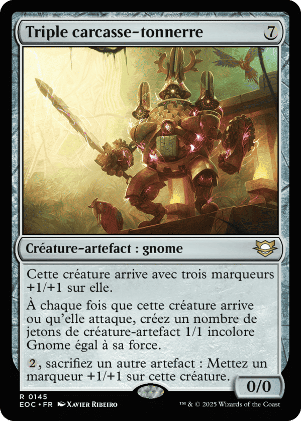 Triple carcasse-tonnerre — Edge of Eternities Commander — Magic: The Gathering
