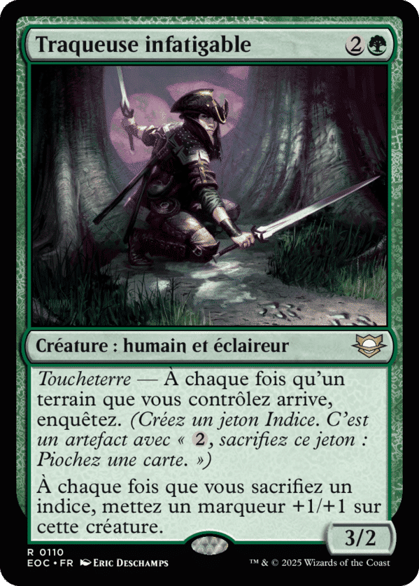 Traqueuse infatigable — Edge of Eternities Commander — Magic: The Gathering