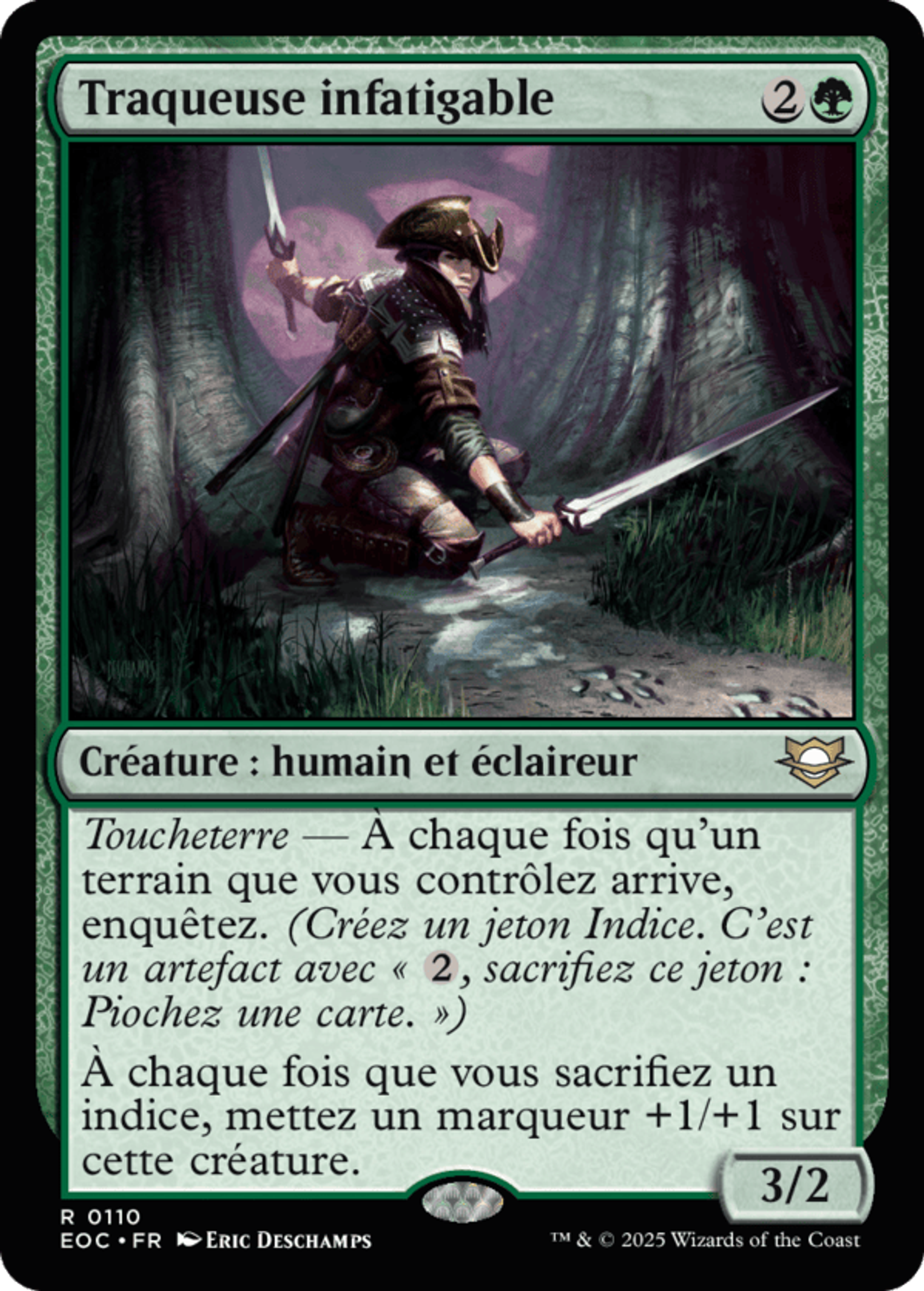 Traqueuse infatigable — Edge of Eternities Commander — Magic: The Gathering