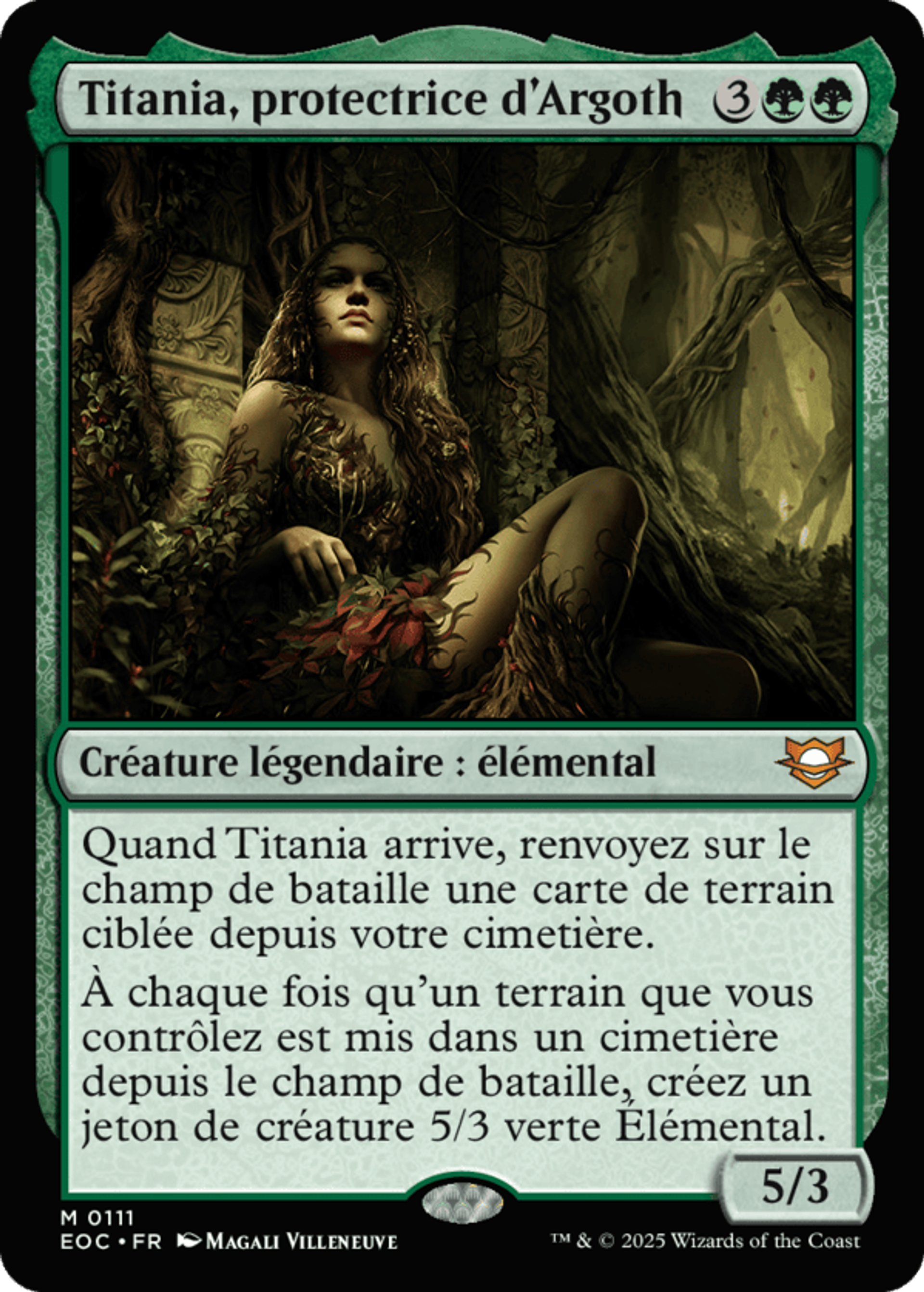 Titania, protectrice d'Argoth — Edge of Eternities Commander — Magic: The Gathering