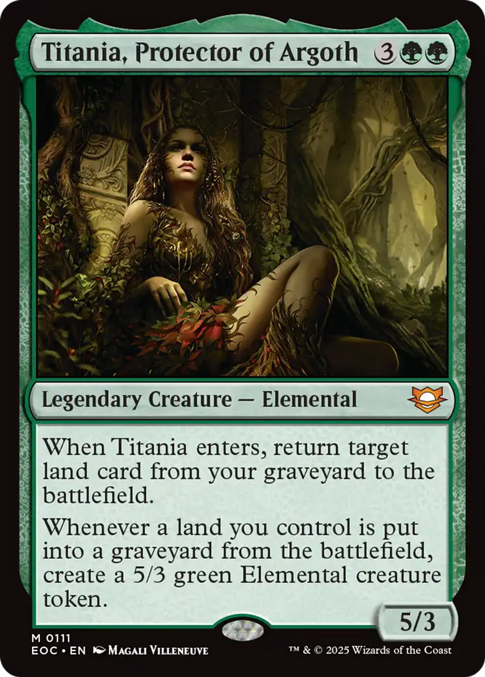 Titania, Protector of Argoth — Edge of Eternities Commander — Magic: The Gathering