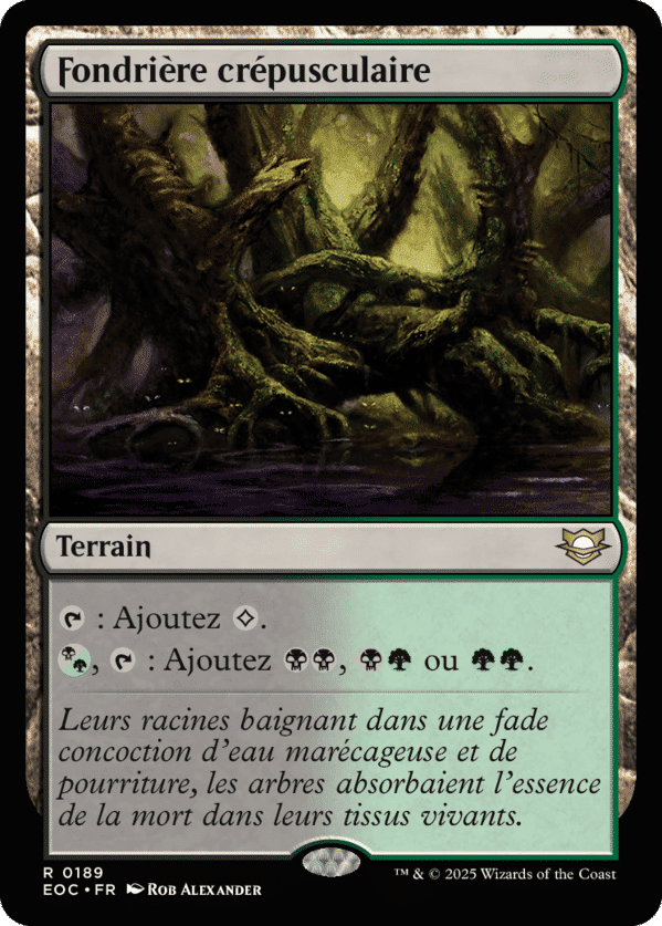 Fondrière crépusculaire — Edge of Eternities Commander — Magic: The Gathering
