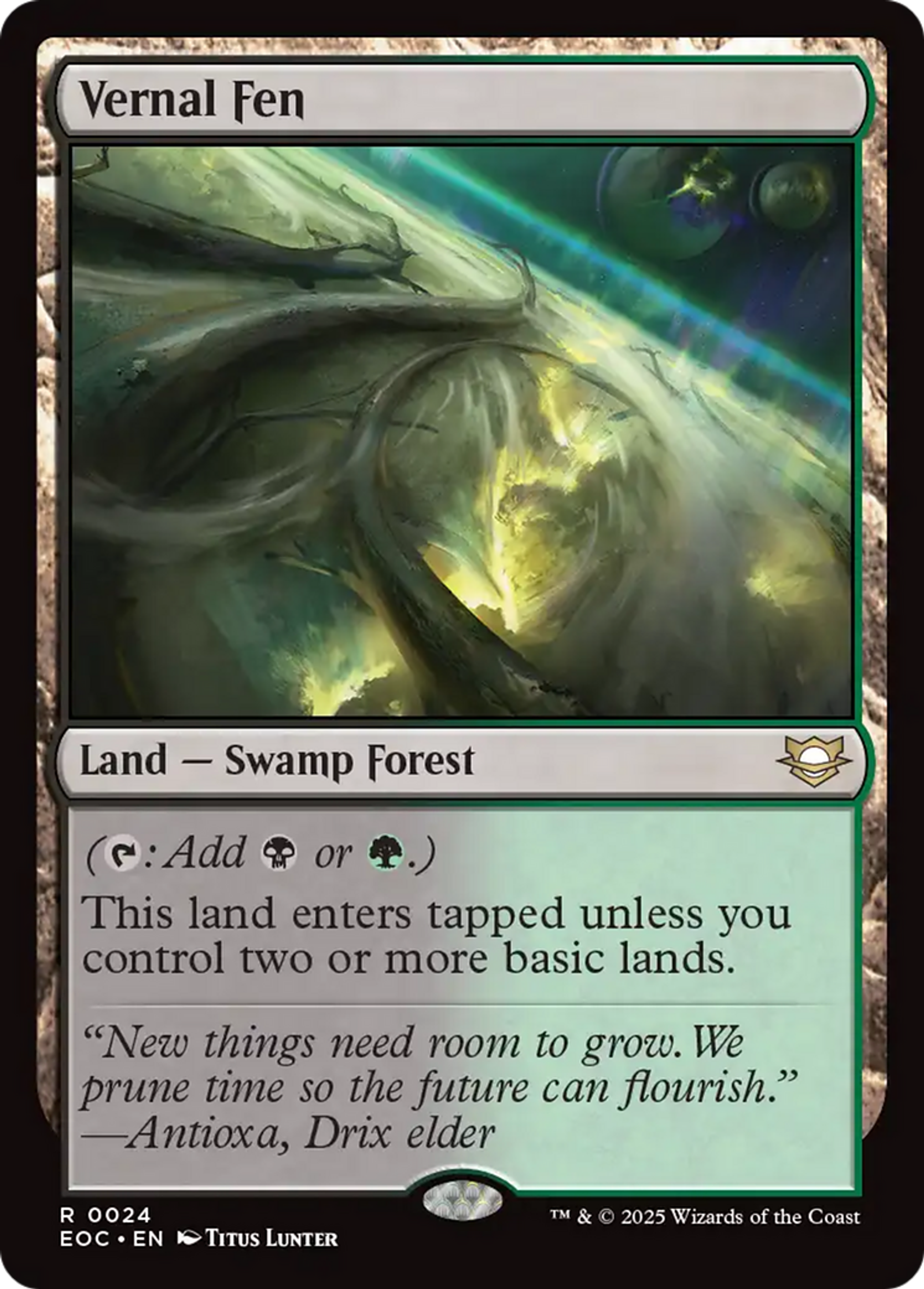 Vernal Fen — Edge of Eternities Commander — Magic: The Gathering