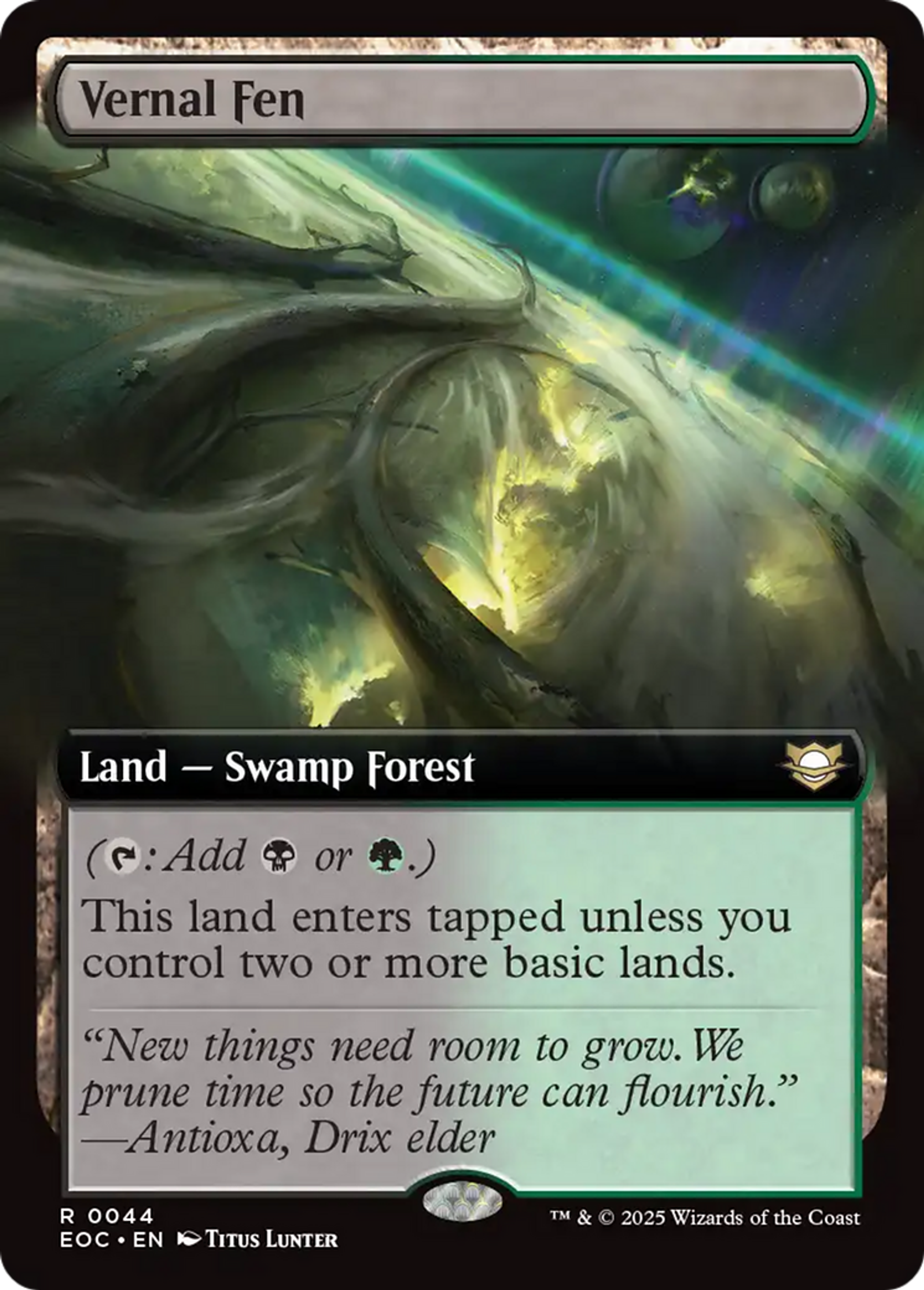 Vernal Fen — Edge of Eternities Commander — Magic: The Gathering