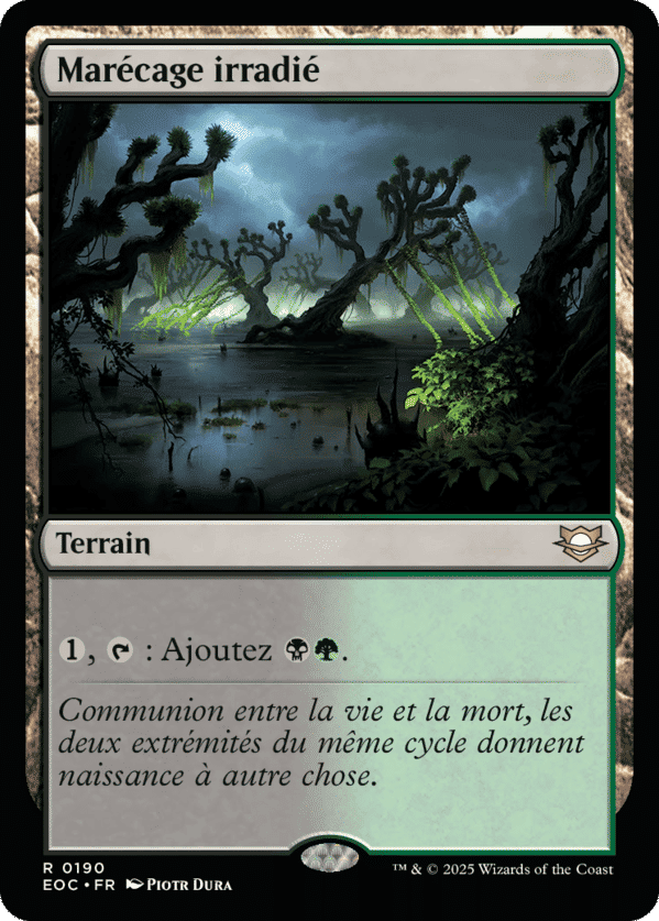 Marécage irradié — Edge of Eternities Commander — Magic: The Gathering
