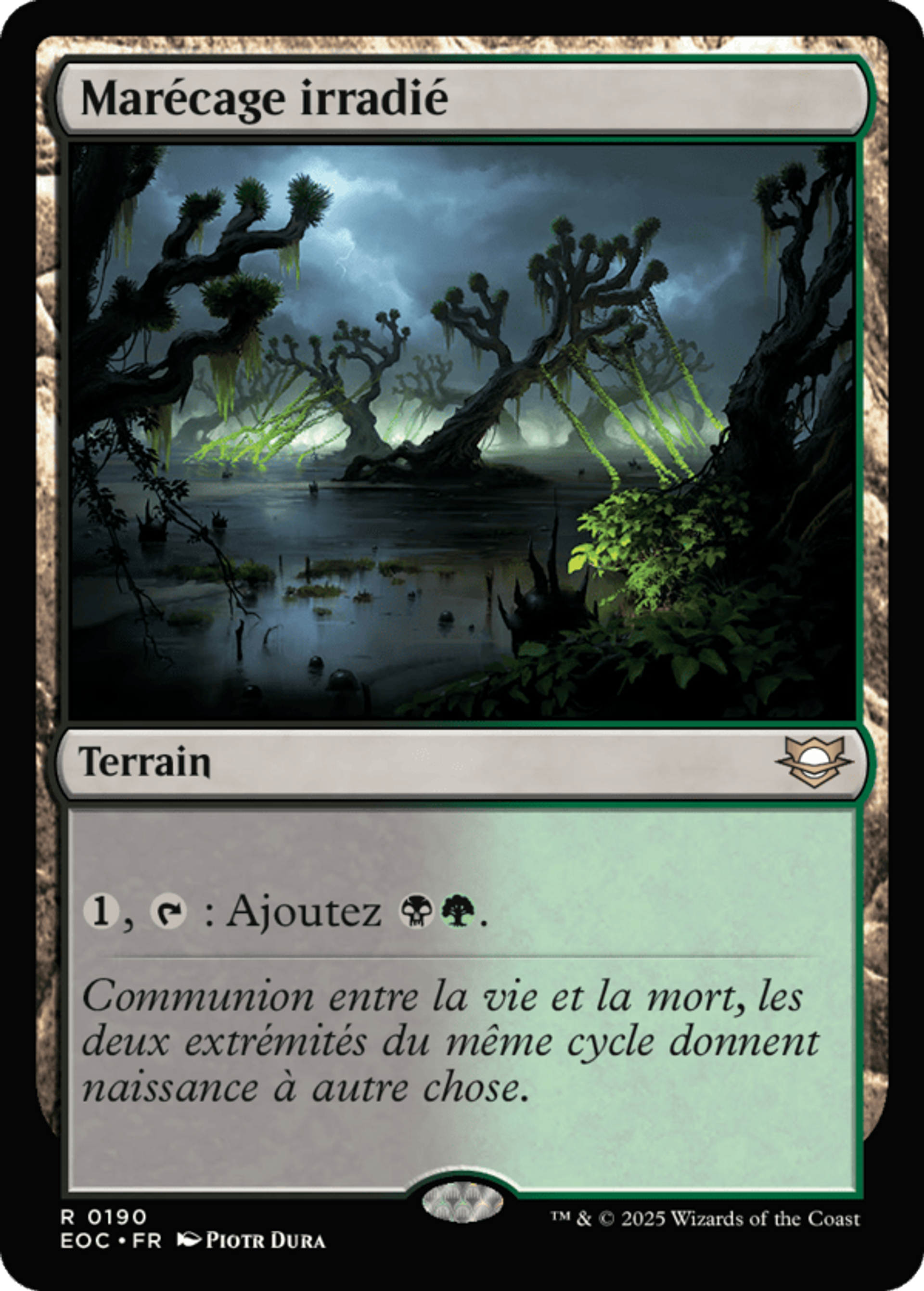Marécage irradié — Edge of Eternities Commander — Magic: The Gathering