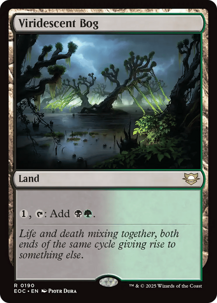Viridescent Bog — Edge of Eternities Commander — Magic: The Gathering