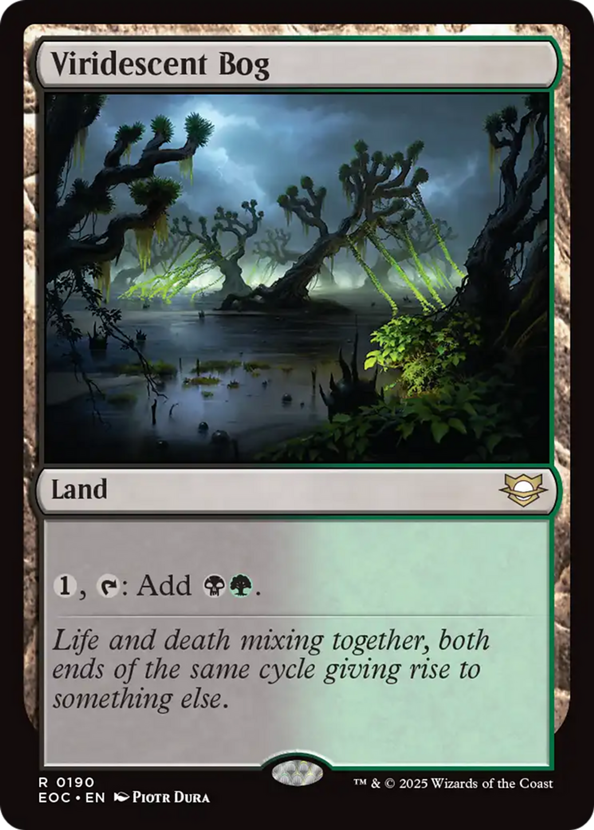 Viridescent Bog — Edge of Eternities Commander — Magic: The Gathering