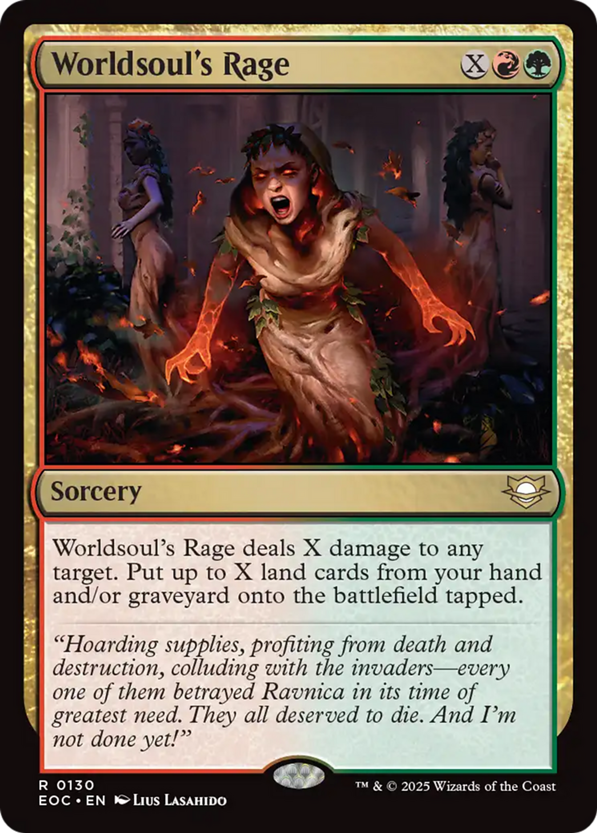 Worldsoul's Rage — Edge of Eternities Commander — Magic: The Gathering