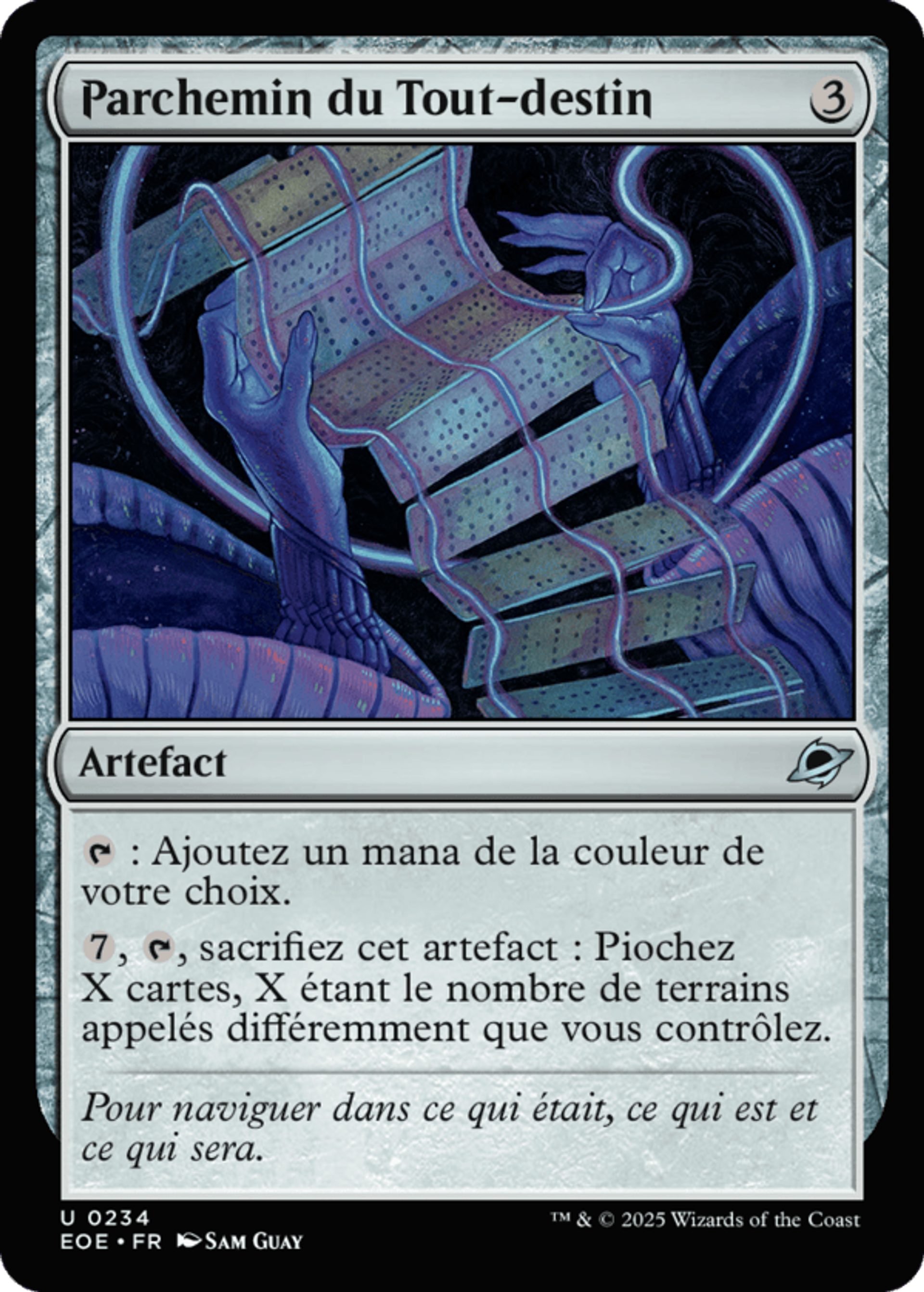 Parchemin du Tout-destin — Edge of Eternities — Magic: The Gathering