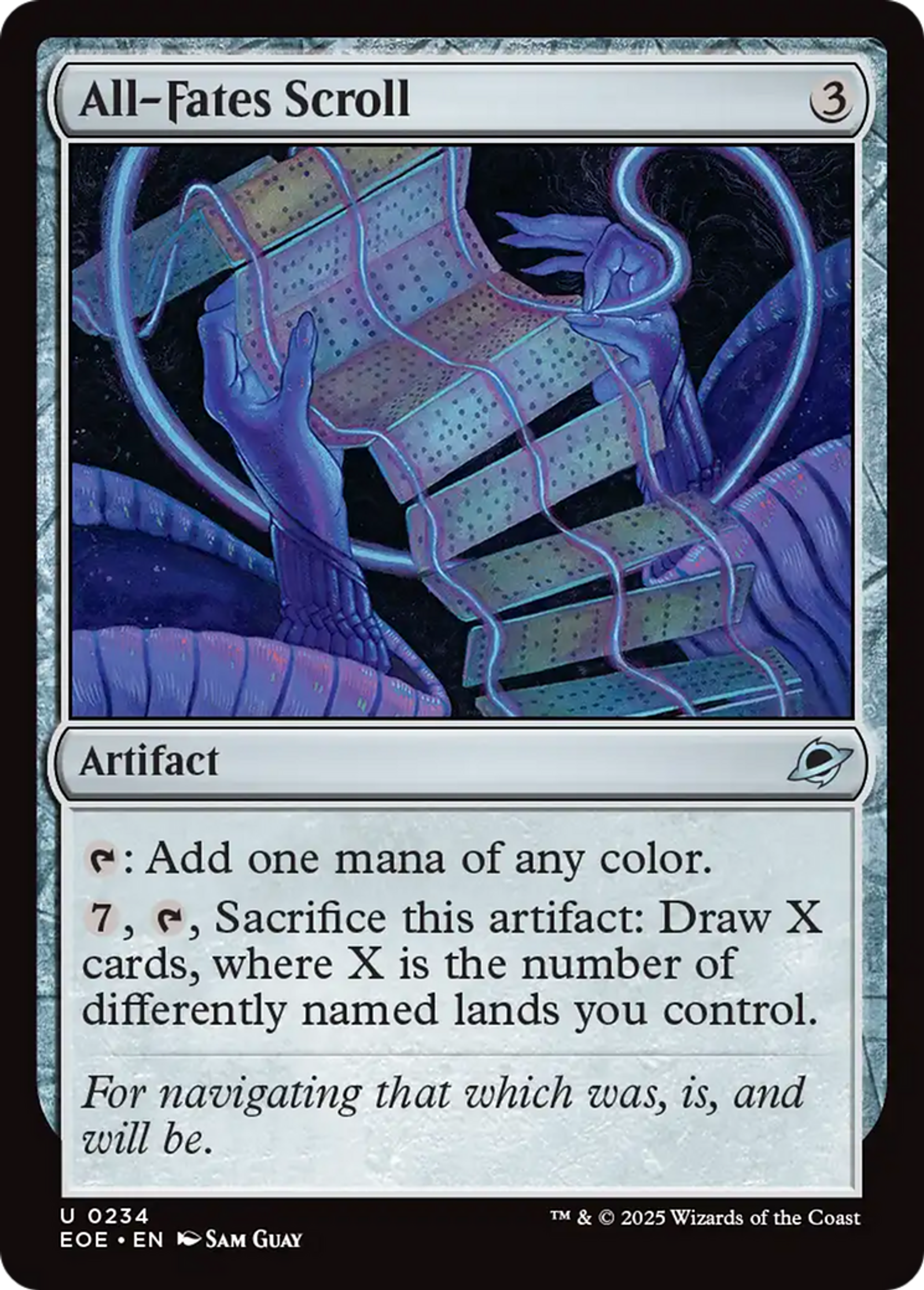 All-Fates Scroll — Edge of Eternities — Magic: The Gathering