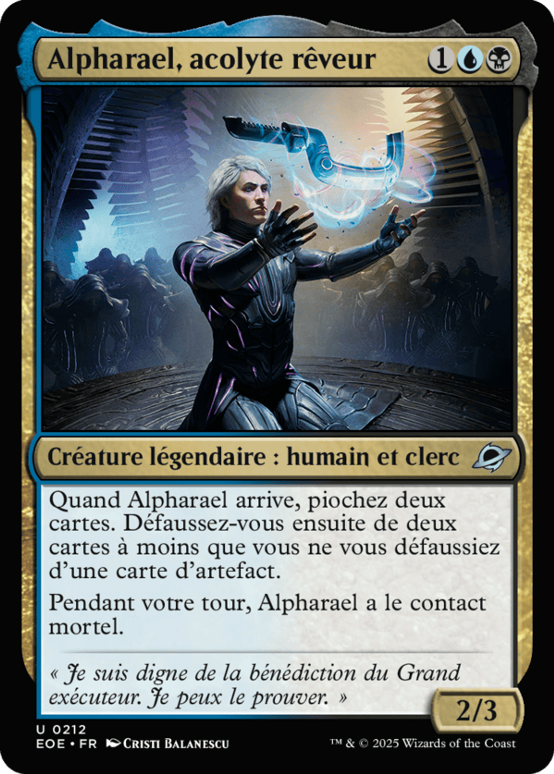Alpharael, acolyte rêveur — Edge of Eternities — Magic: The Gathering