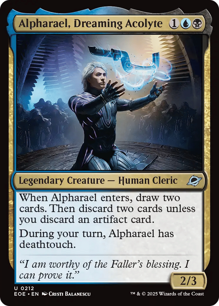 Alpharael, acolyte rêveur — Edge of Eternities — Magic: The Gathering