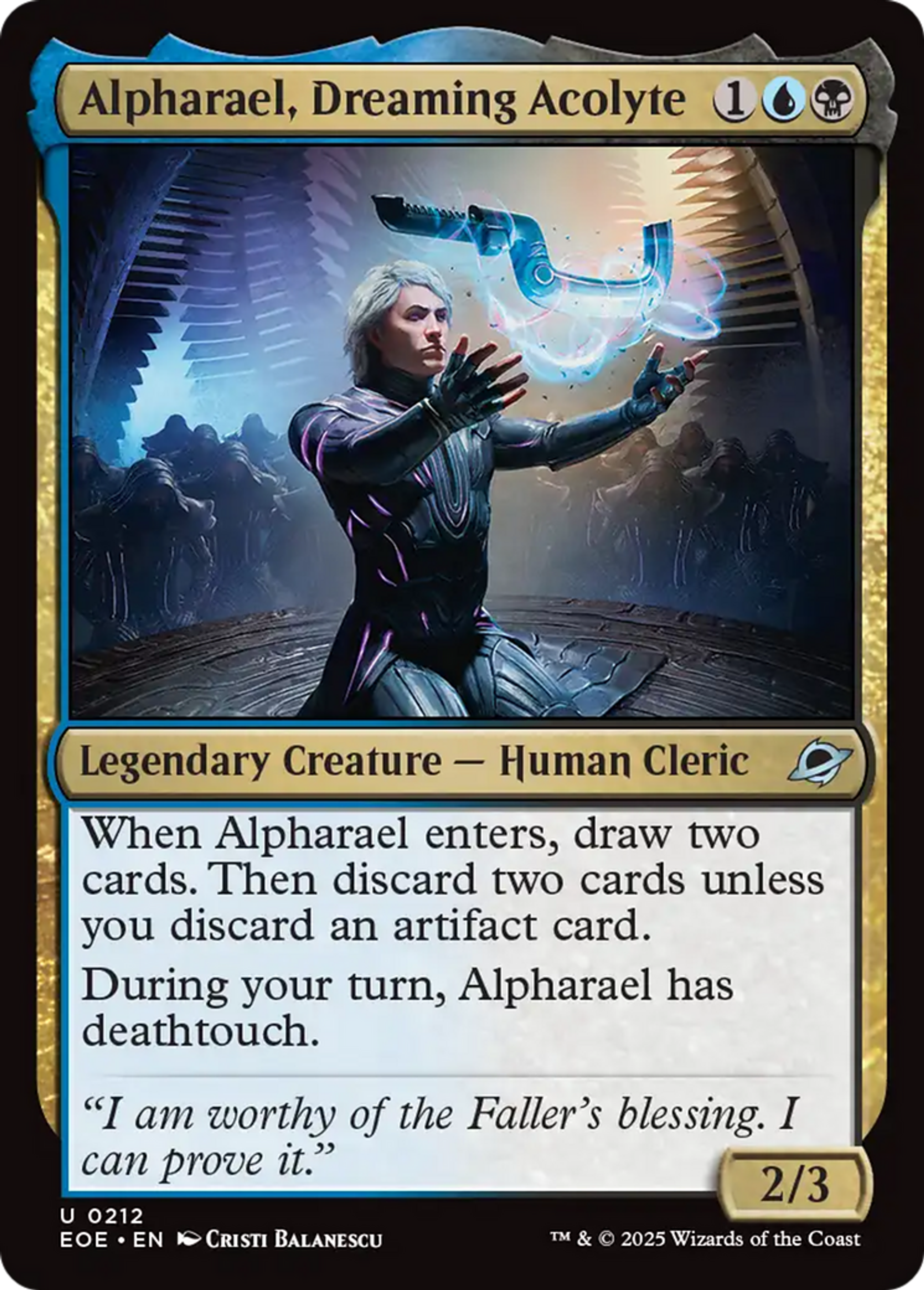Alpharael, acolyte rêveur — Edge of Eternities — Magic: The Gathering