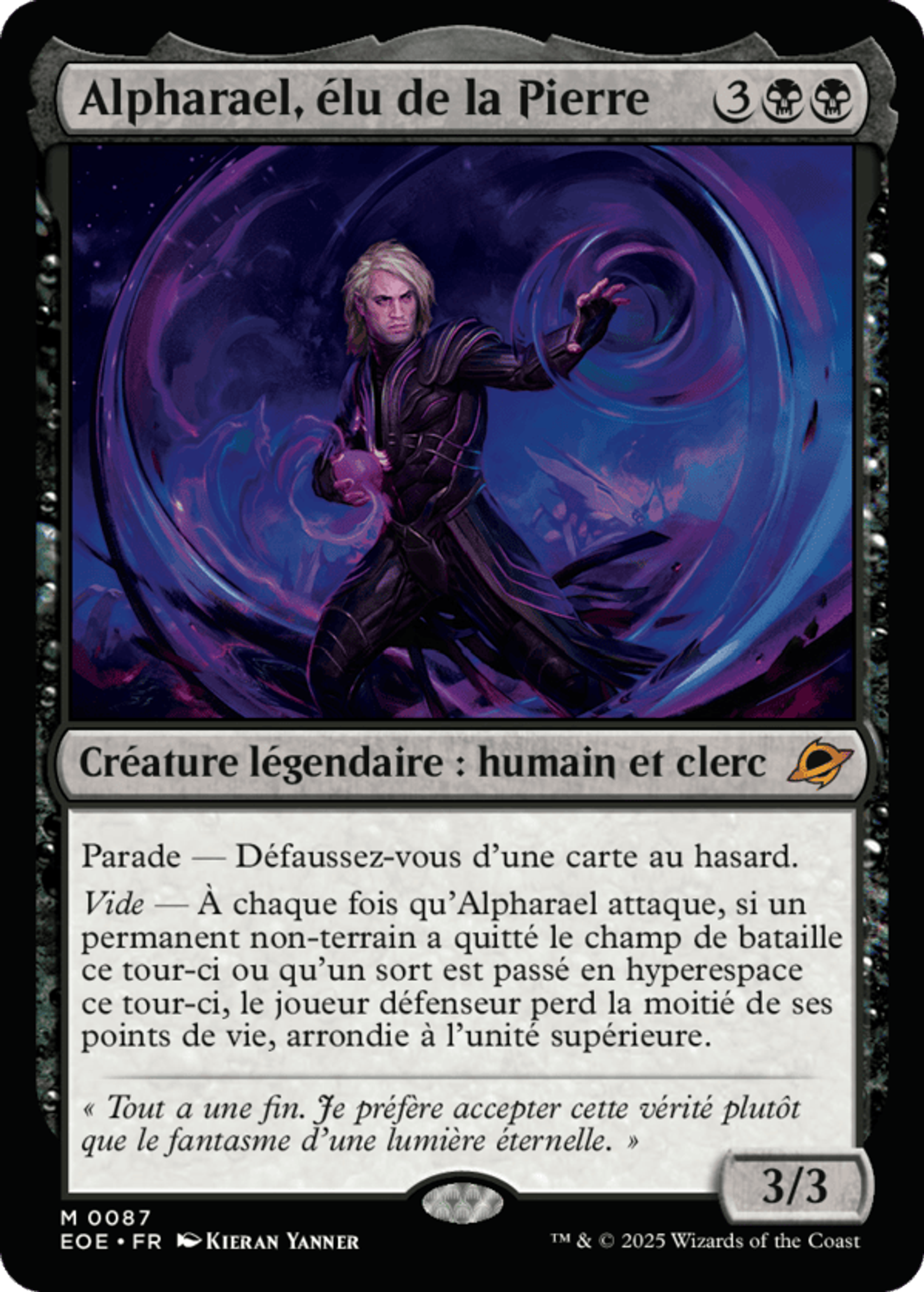 Alpharael, élu de la Pierre — Edge of Eternities — Magic: The Gathering