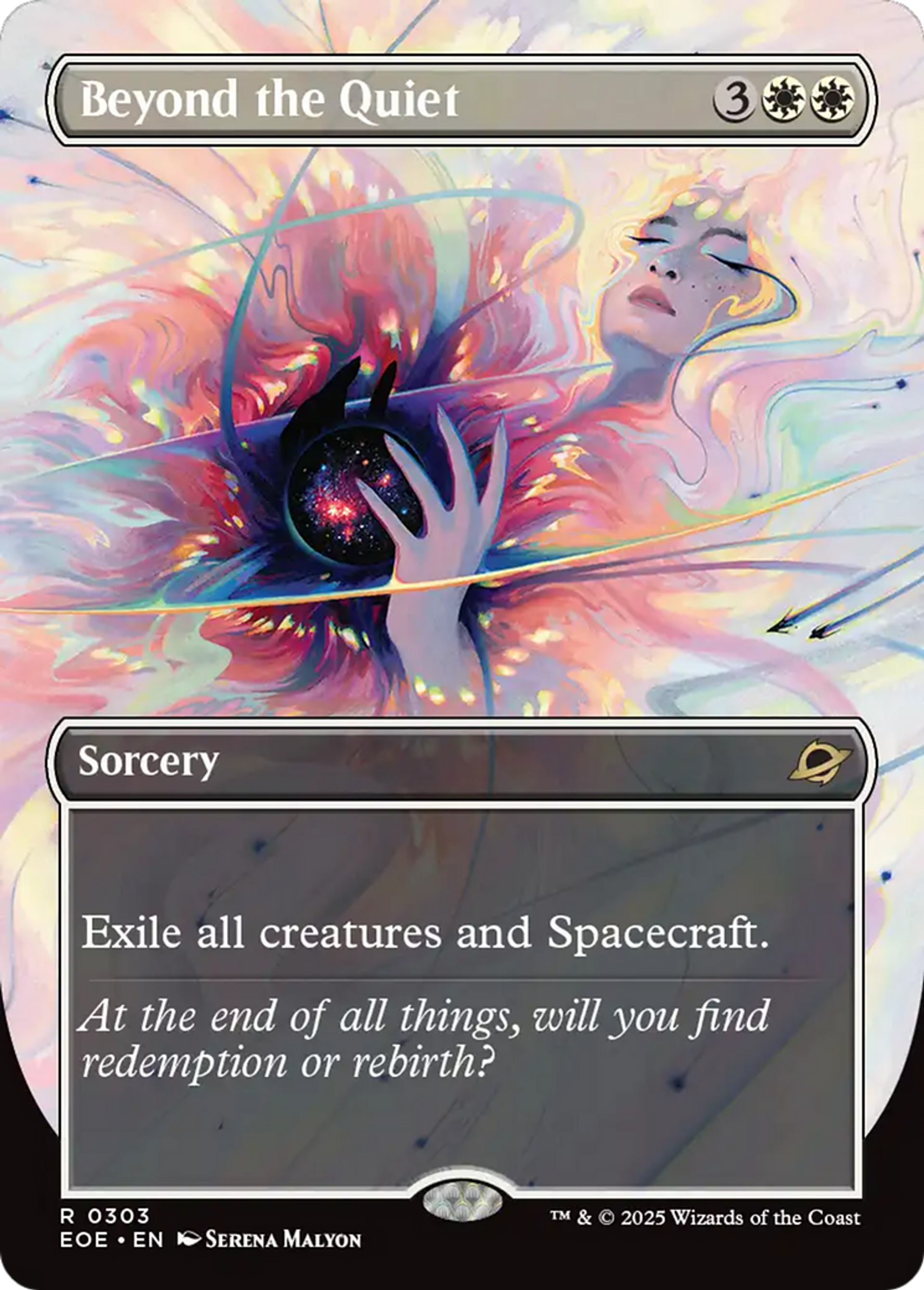Au-delà du silence — Edge of Eternities — Magic: The Gathering