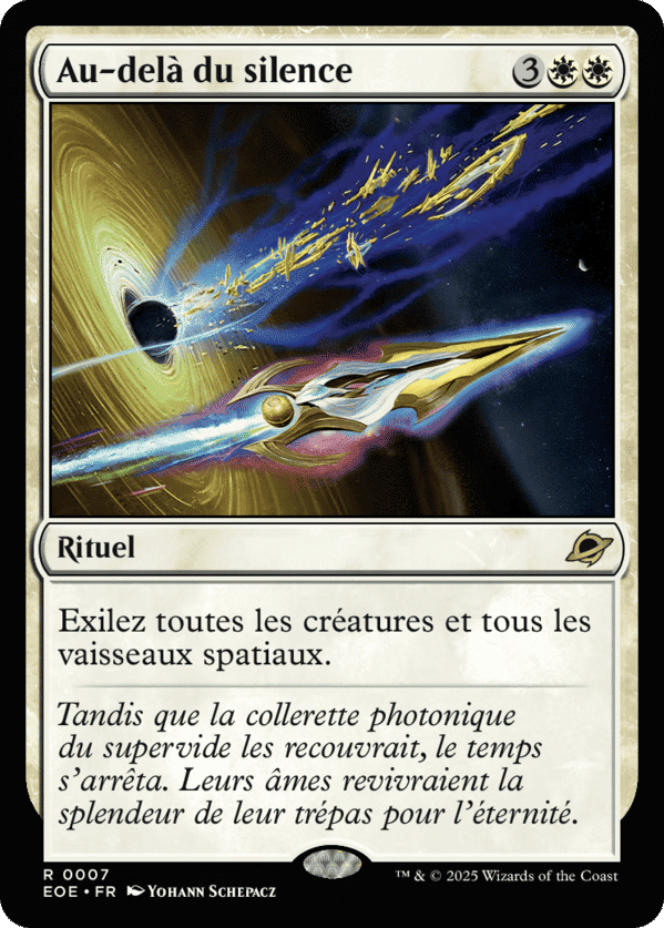 Au-delà du silence — Edge of Eternities — Magic: The Gathering