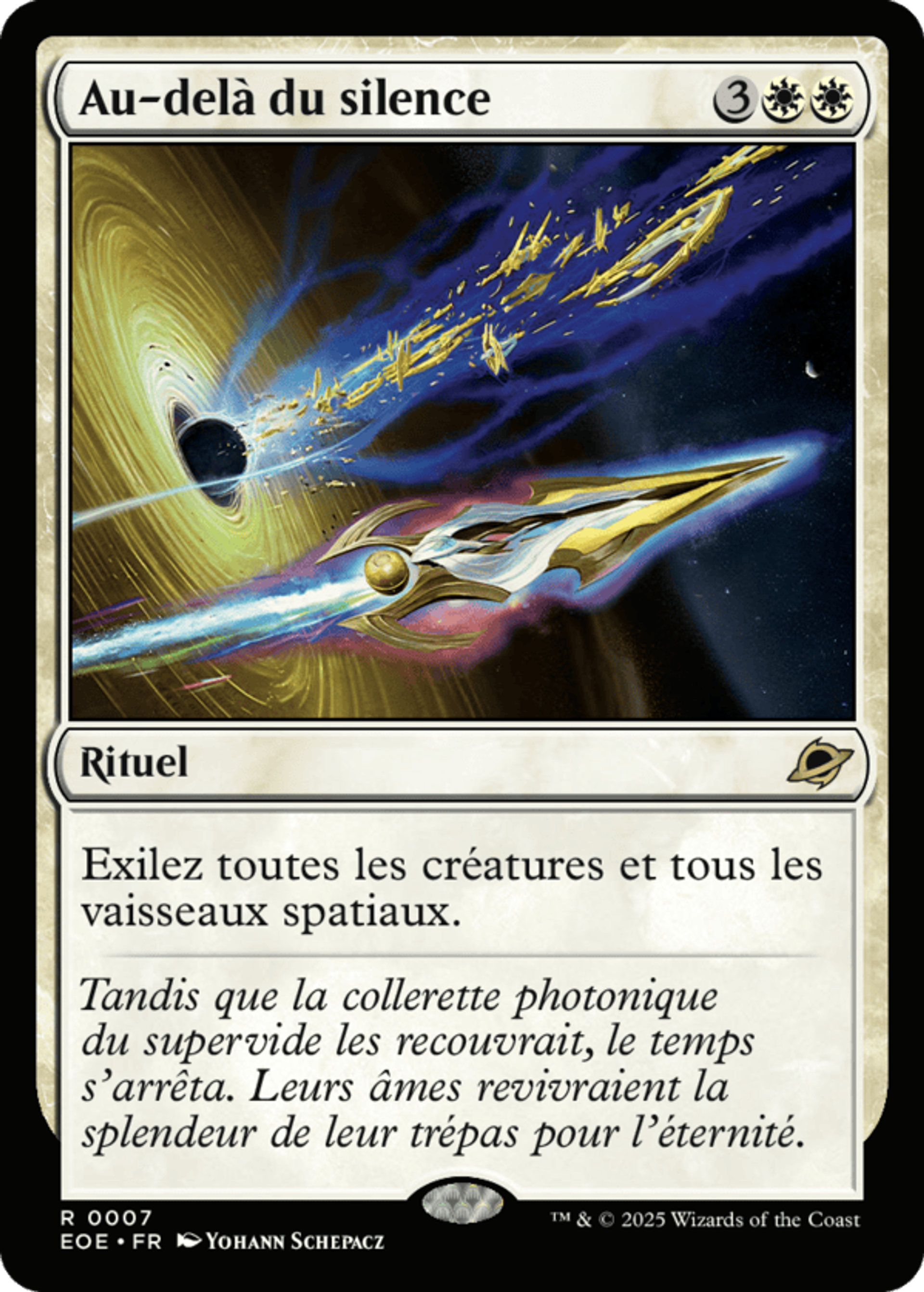 Au-delà du silence — Edge of Eternities — Magic: The Gathering