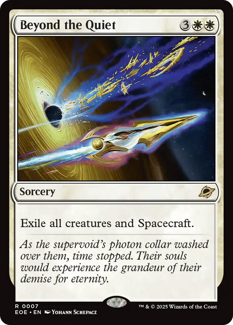 Beyond the Quiet — Edge of Eternities — Magic: The Gathering