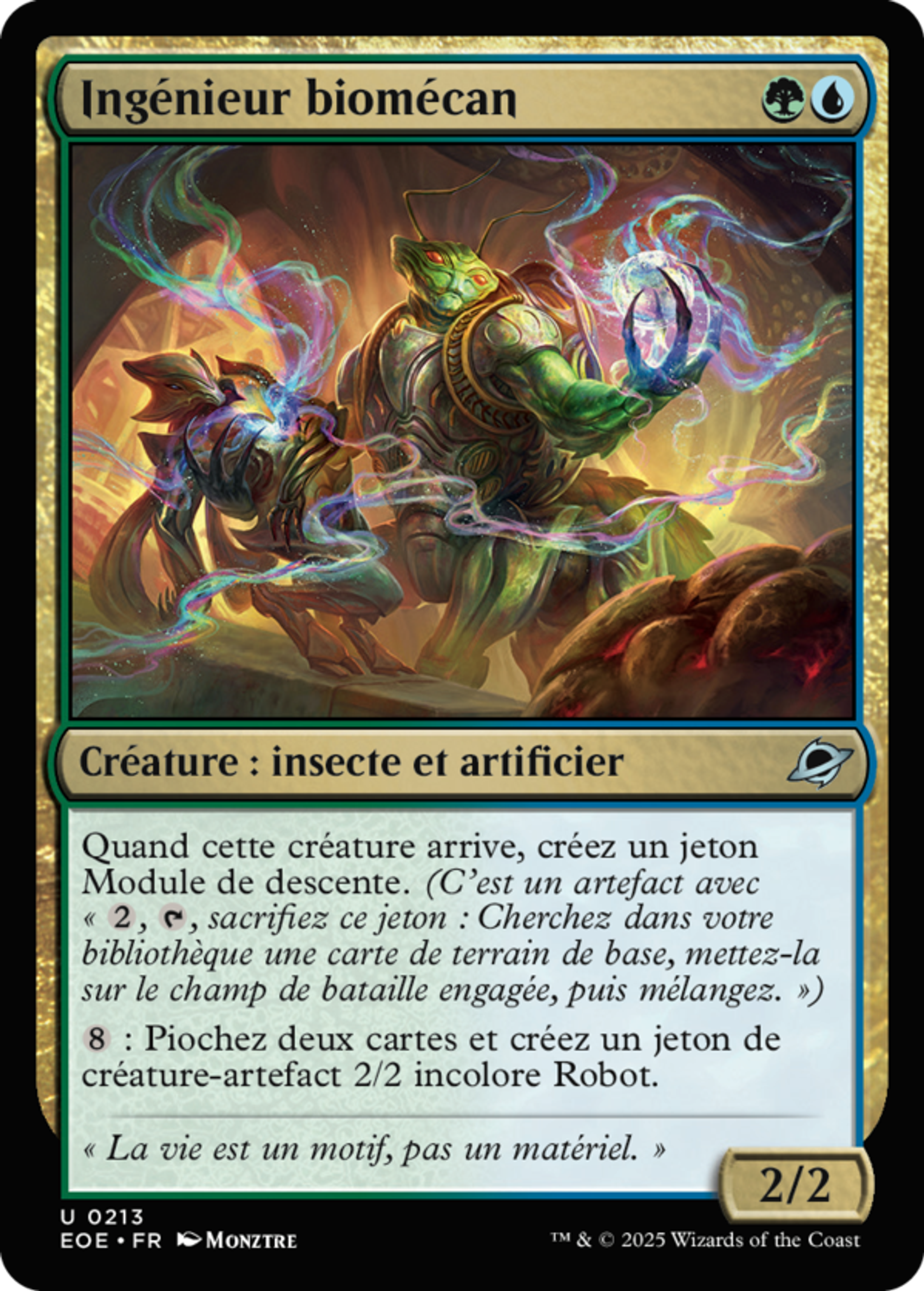 Ingénieur biomécan — Edge of Eternities — Magic: The Gathering