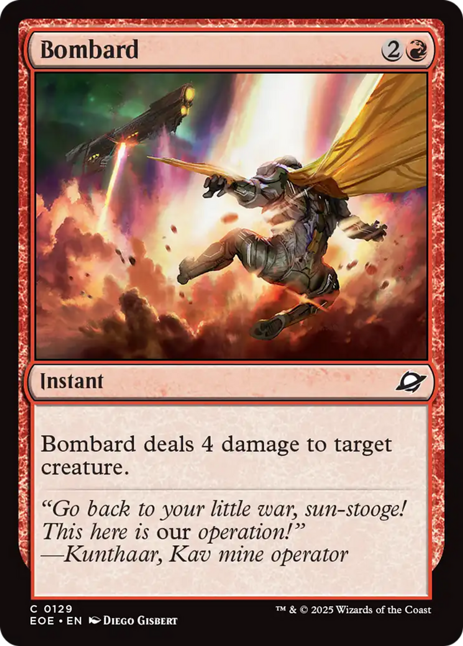 Bombard — Edge of Eternities — Magic: The Gathering