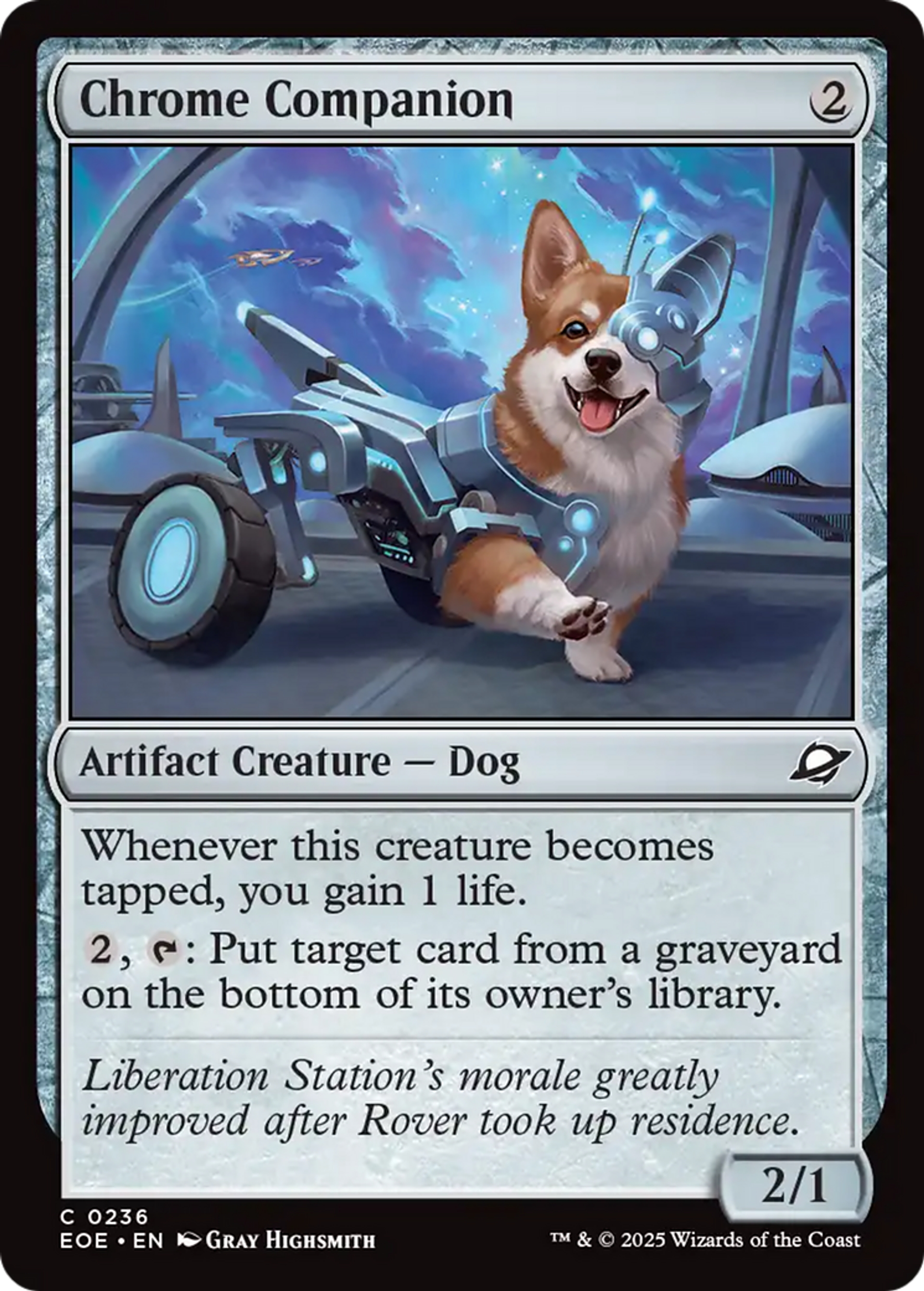Compagnon de chrome — Edge of Eternities — Magic: The Gathering