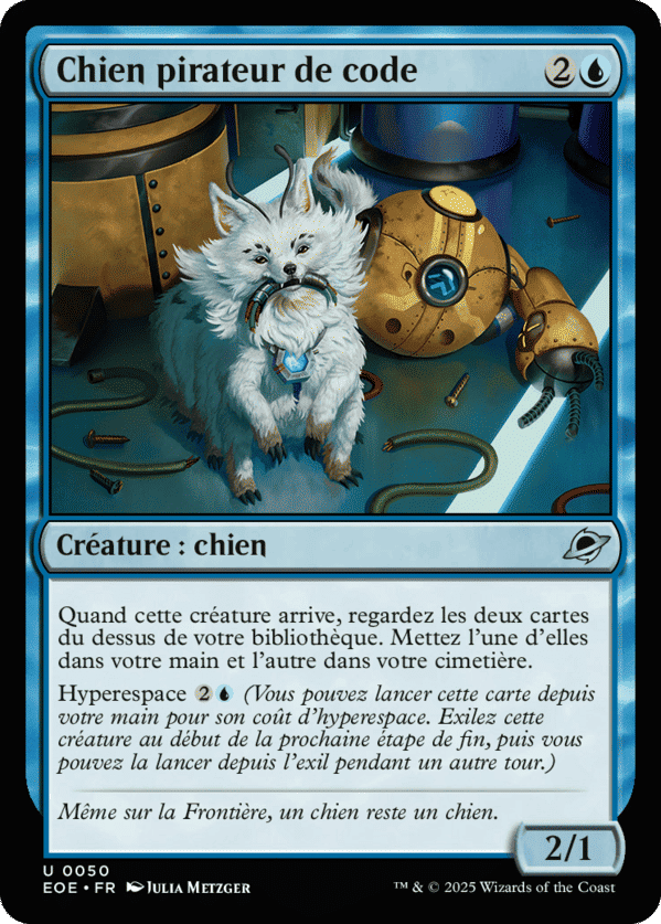 Chien pirateur de code — Edge of Eternities — Magic: The Gathering