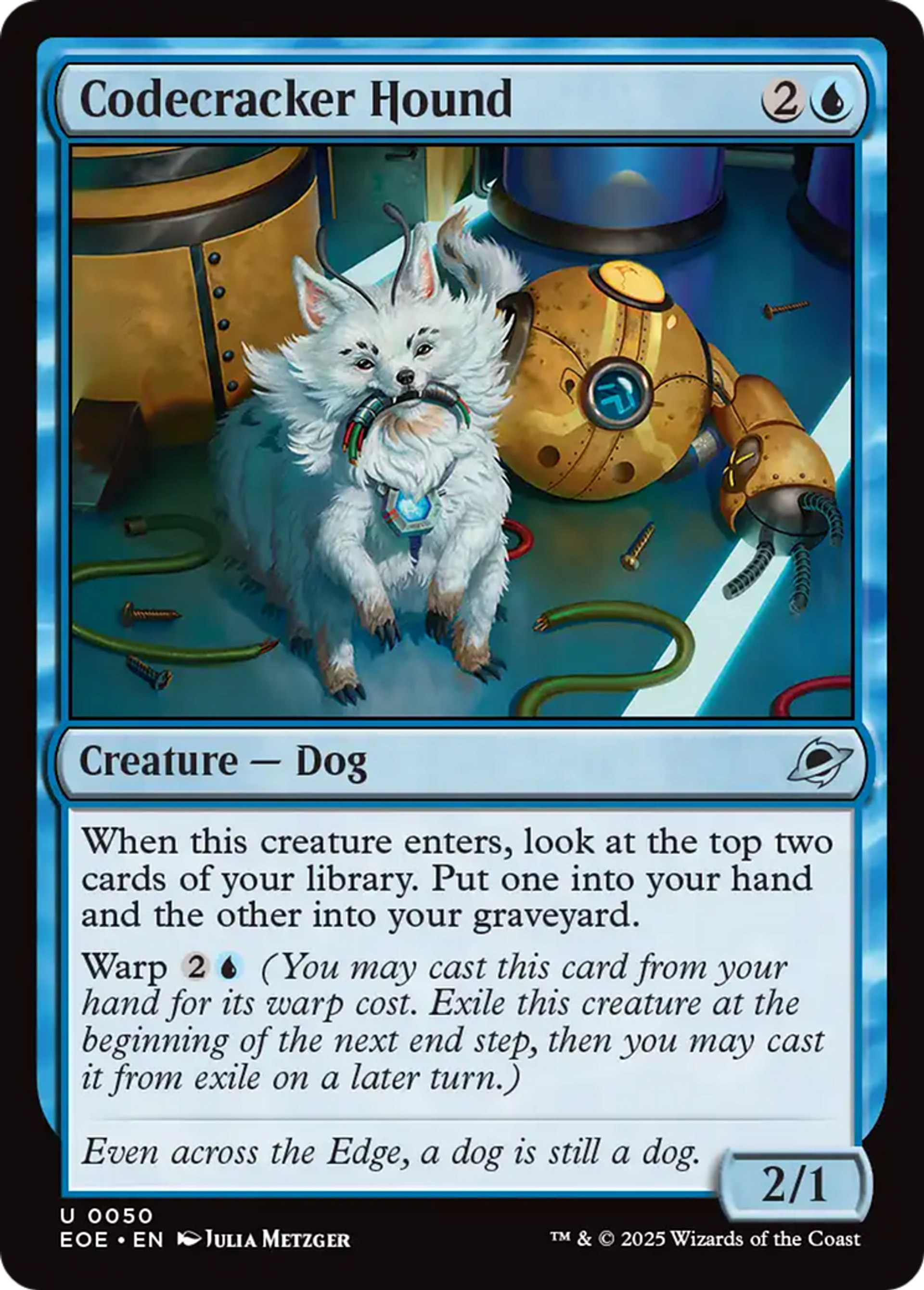 Chien pirateur de code — Edge of Eternities — Magic: The Gathering