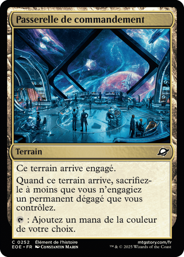 Passerelle de commandement — Edge of Eternities — Magic: The Gathering