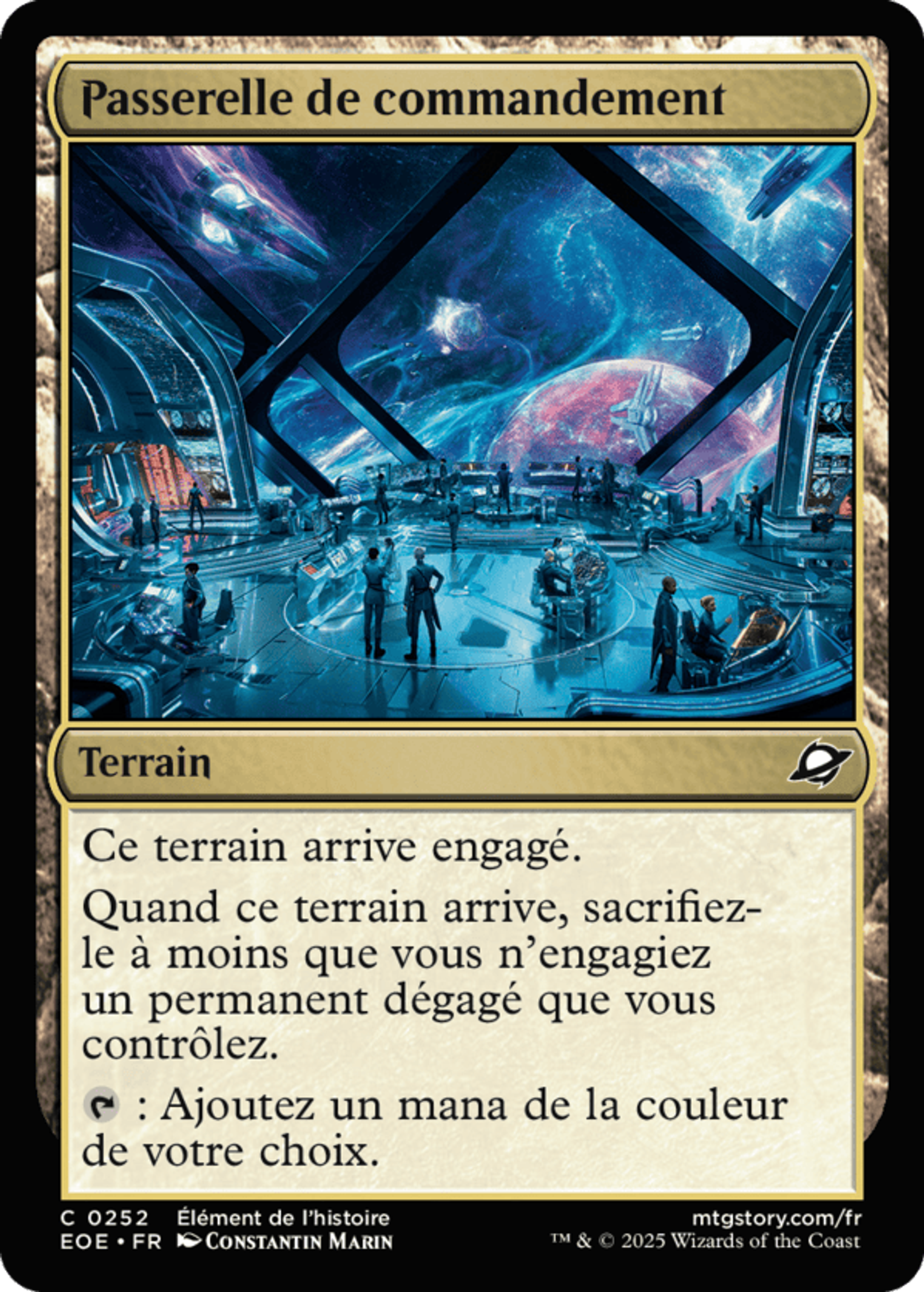 Passerelle de commandement — Edge of Eternities — Magic: The Gathering