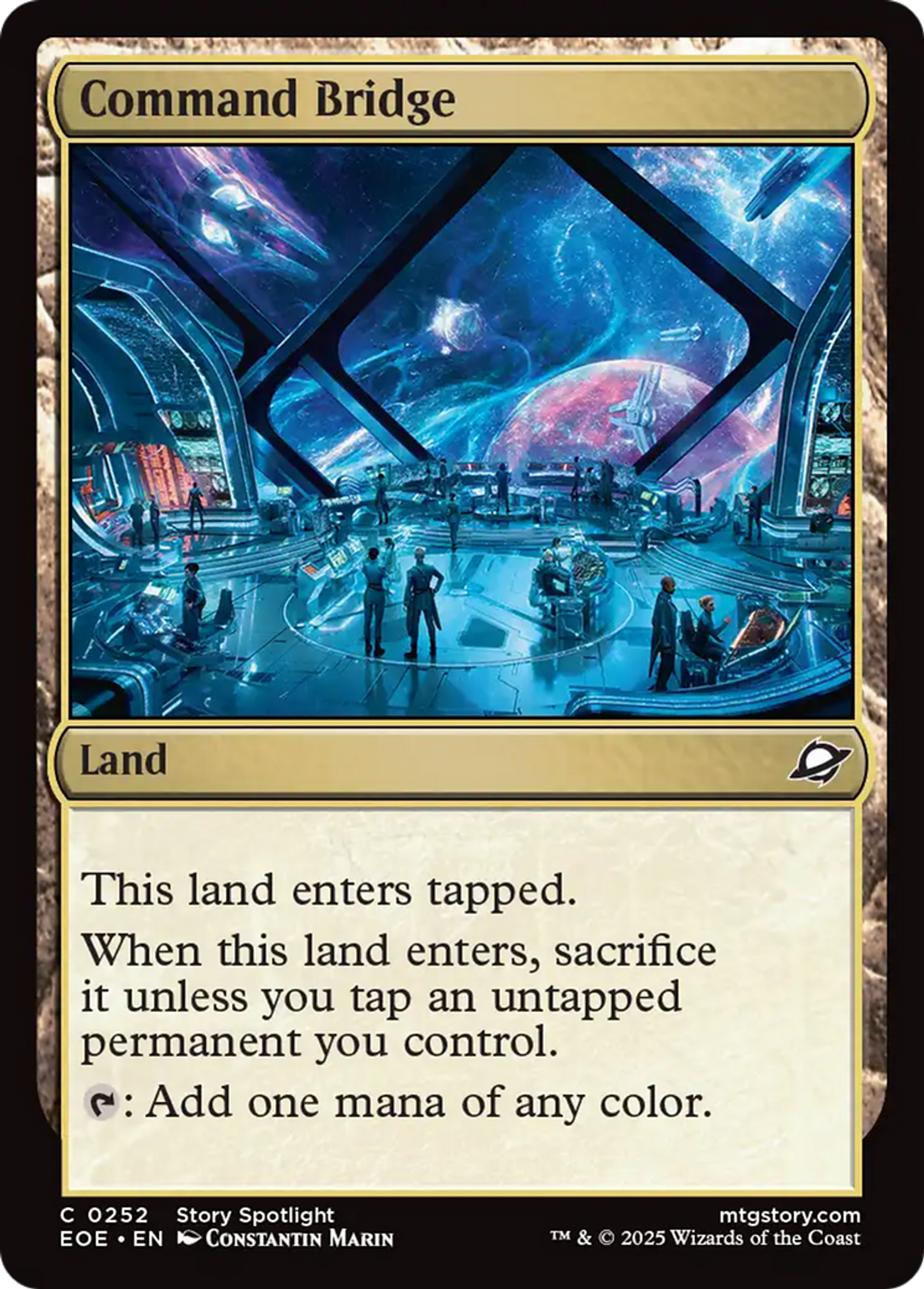 Passerelle de commandement — Edge of Eternities — Magic: The Gathering