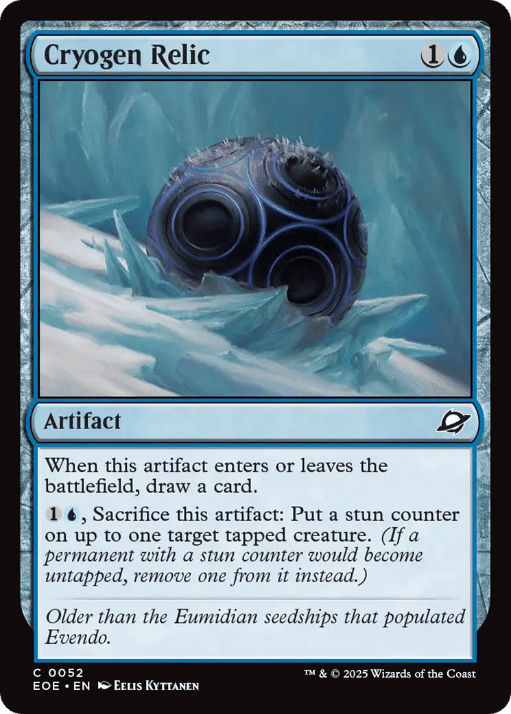 Cryogen Relic — Edge of Eternities — Magic: The Gathering
