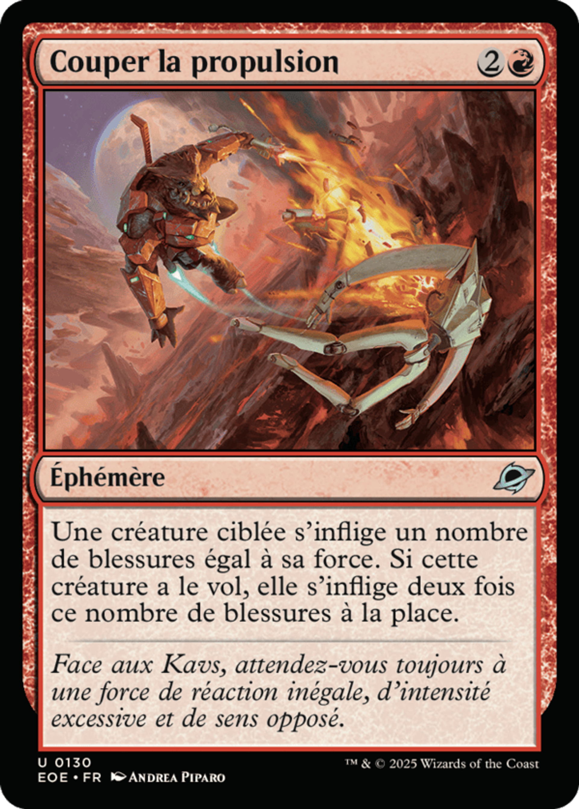 Couper la propulsion — Edge of Eternities — Magic: The Gathering