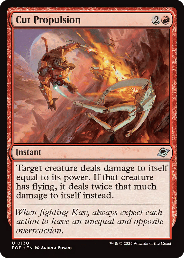 Cut Propulsion — Edge of Eternities — Magic: The Gathering