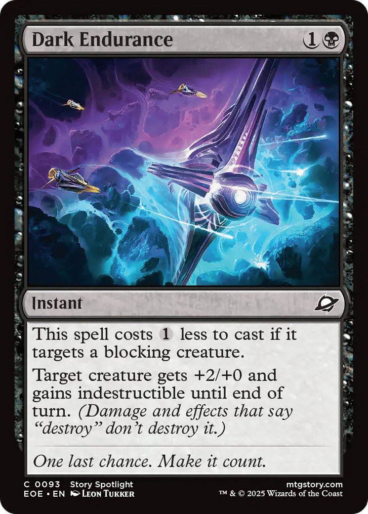 Dark Endurance — Edge of Eternities — Magic: The Gathering