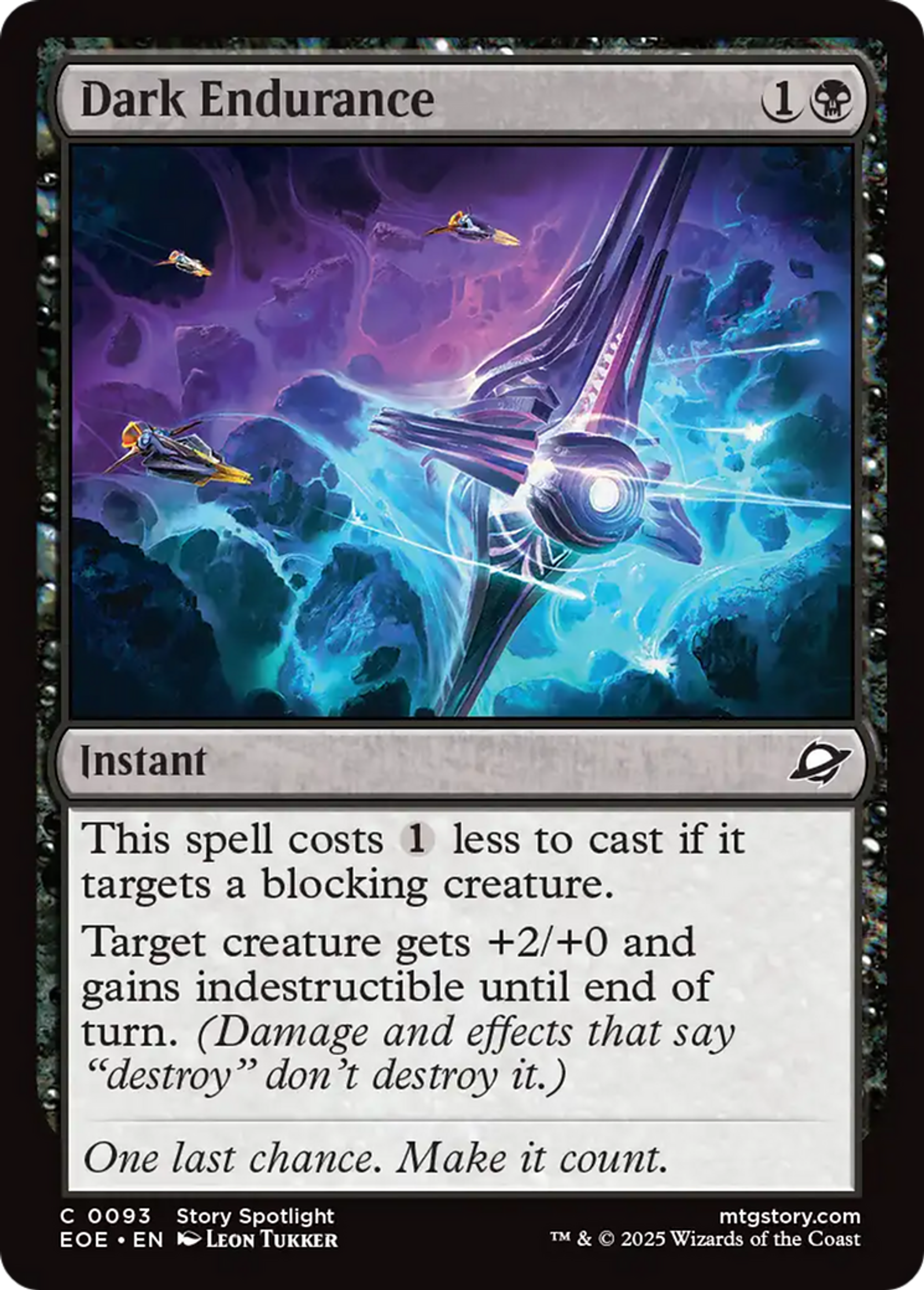 Dark Endurance — Edge of Eternities — Magic: The Gathering