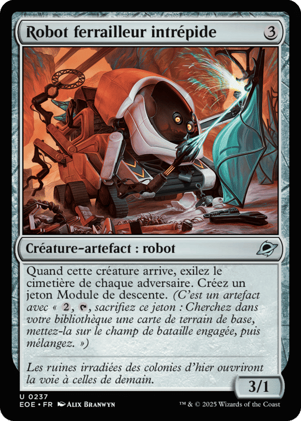 Robot ferrailleur intrépide — Edge of Eternities — Magic: The Gathering