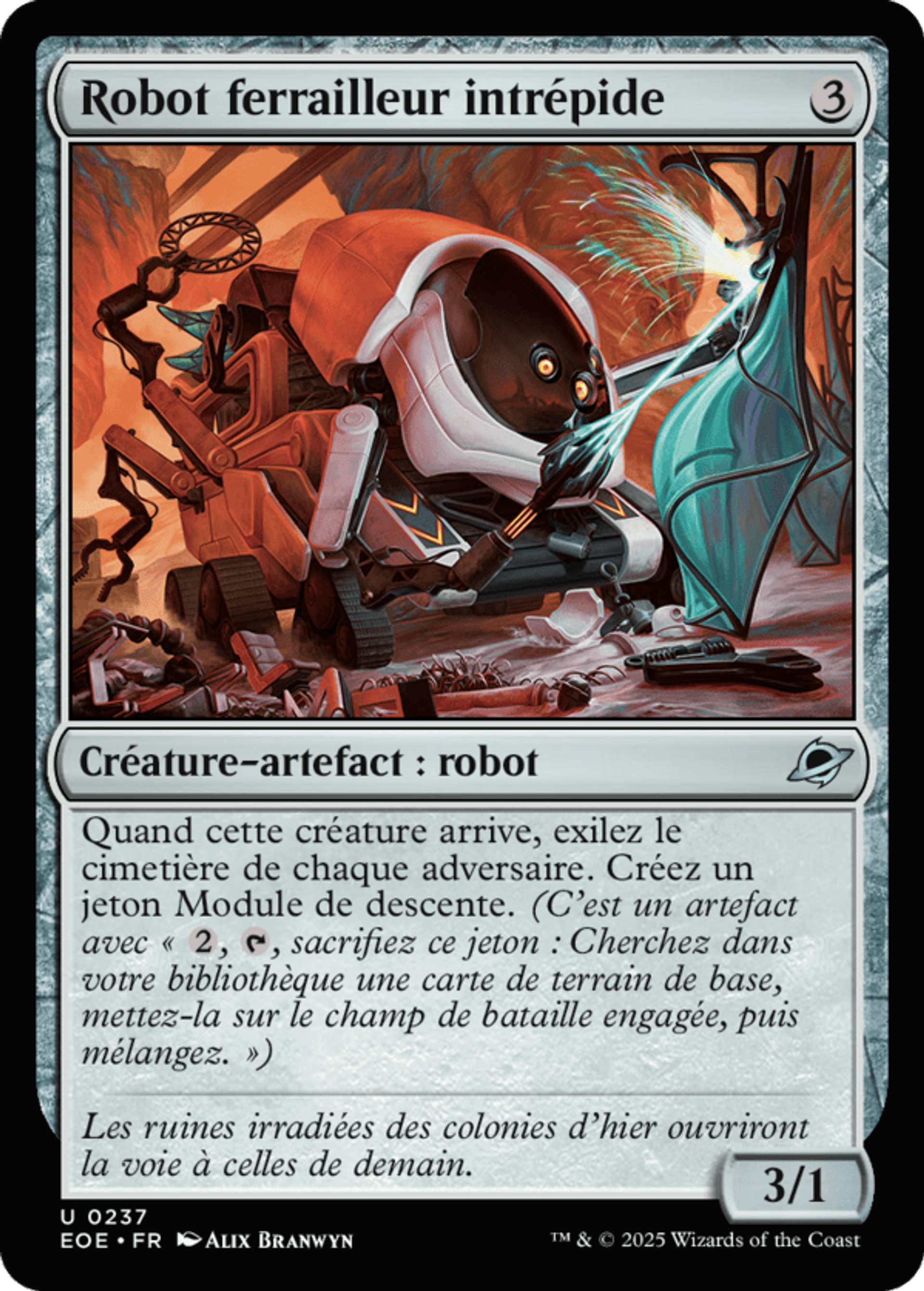 Robot ferrailleur intrépide — Edge of Eternities — Magic: The Gathering