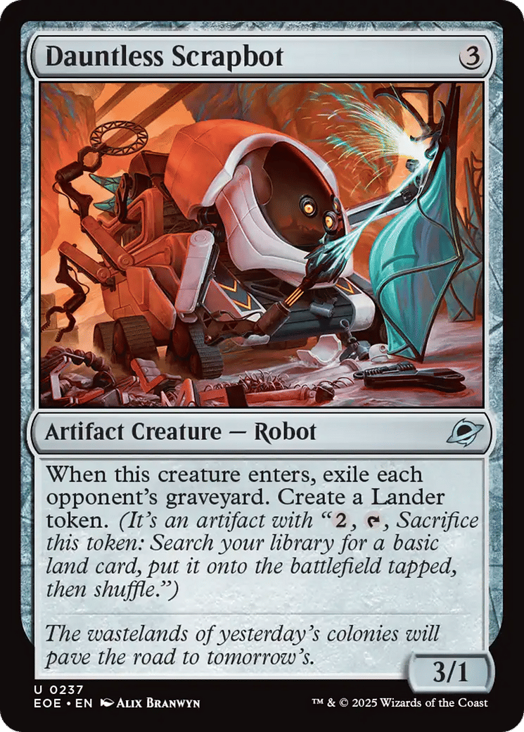 Robot ferrailleur intrépide — Edge of Eternities — Magic: The Gathering
