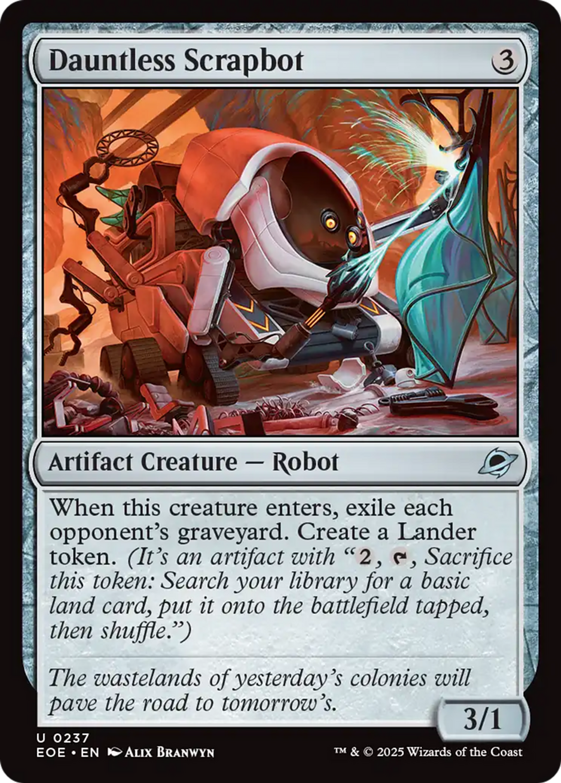 Robot ferrailleur intrépide — Edge of Eternities — Magic: The Gathering