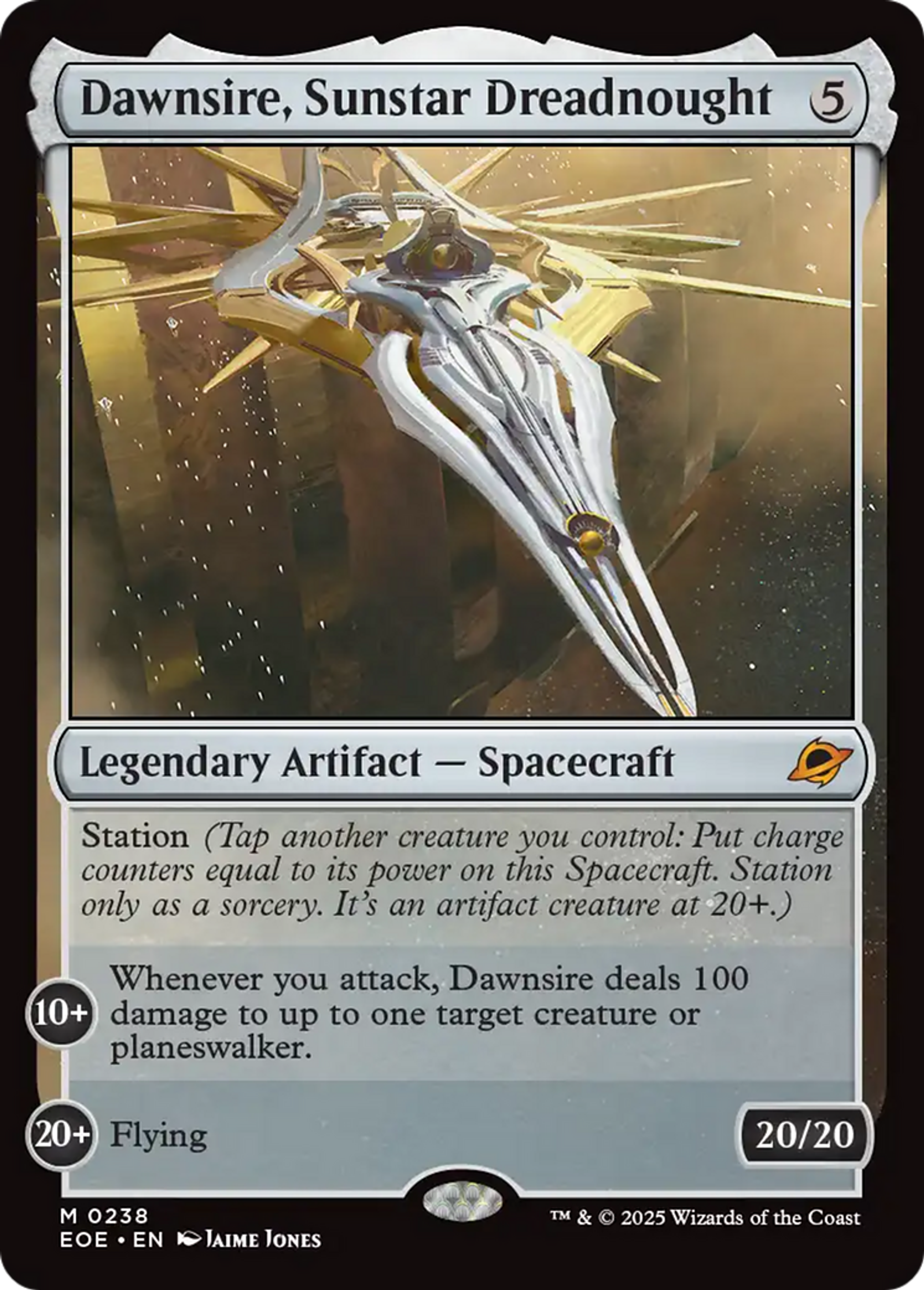 Dawnsire, Sunstar Dreadnought — Edge of Eternities — Magic: The Gathering
