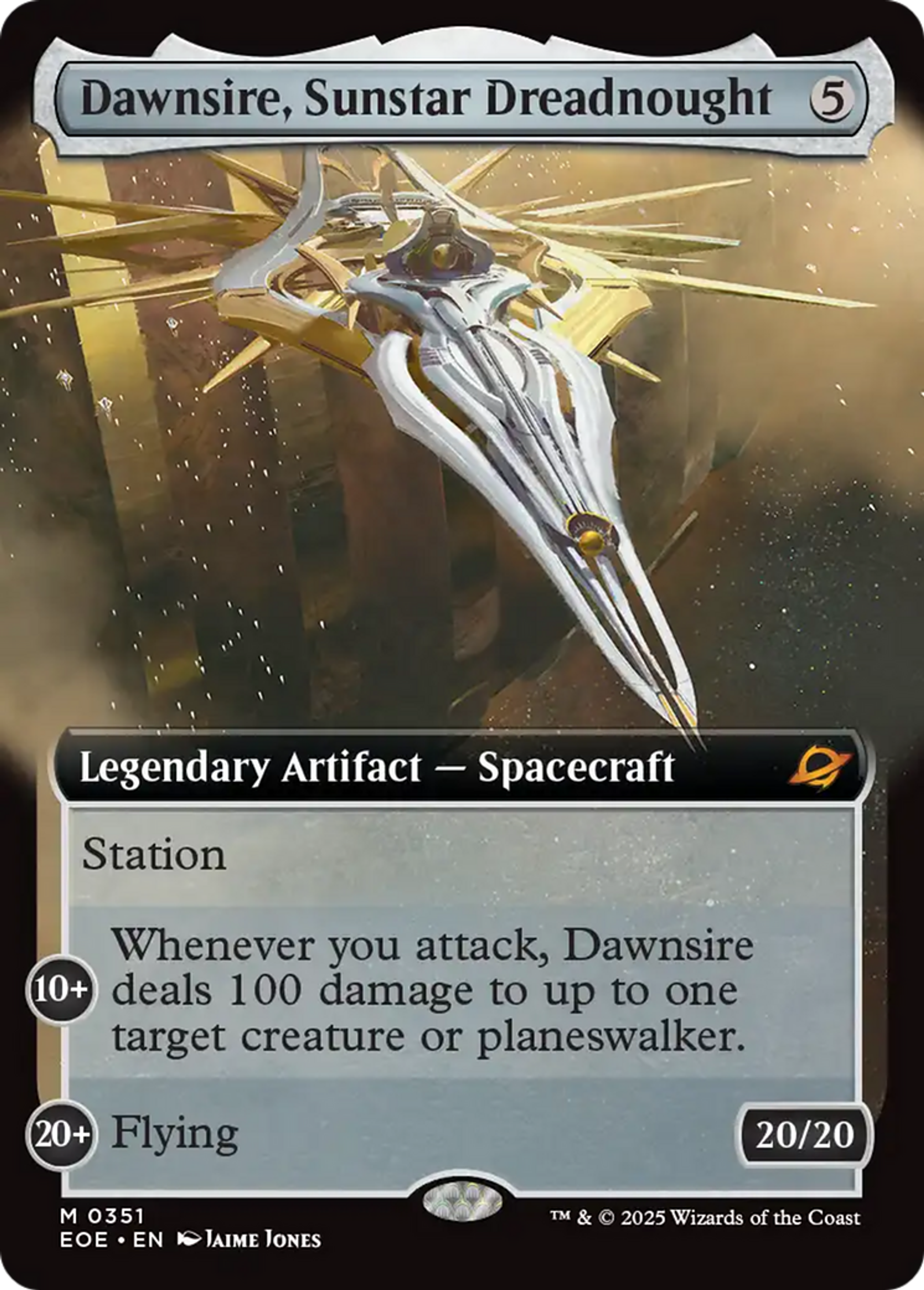 Dawnsire, Sunstar Dreadnought — Edge of Eternities — Magic: The Gathering