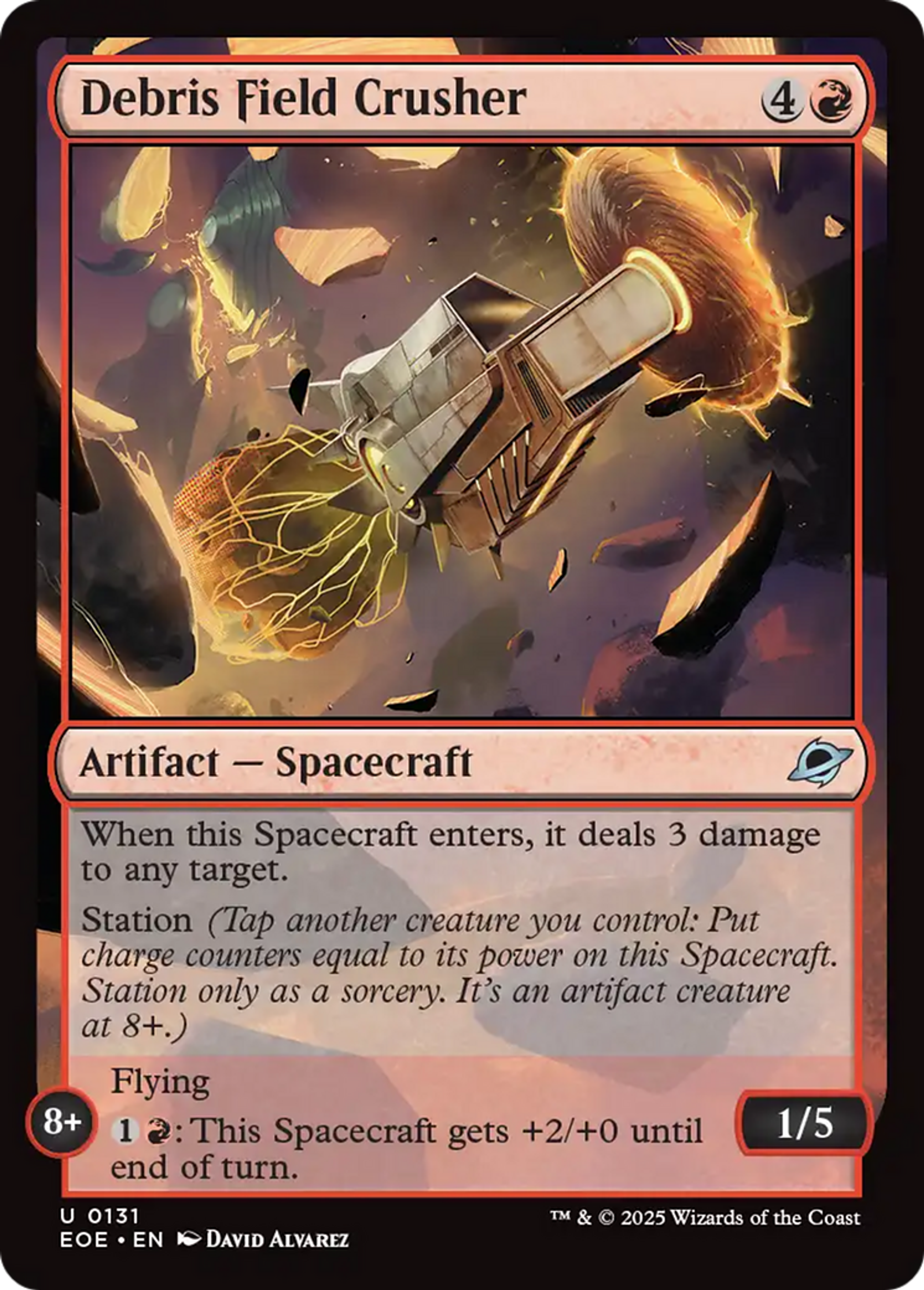 Écrabouilleur de champ de débris — Edge of Eternities — Magic: The Gathering