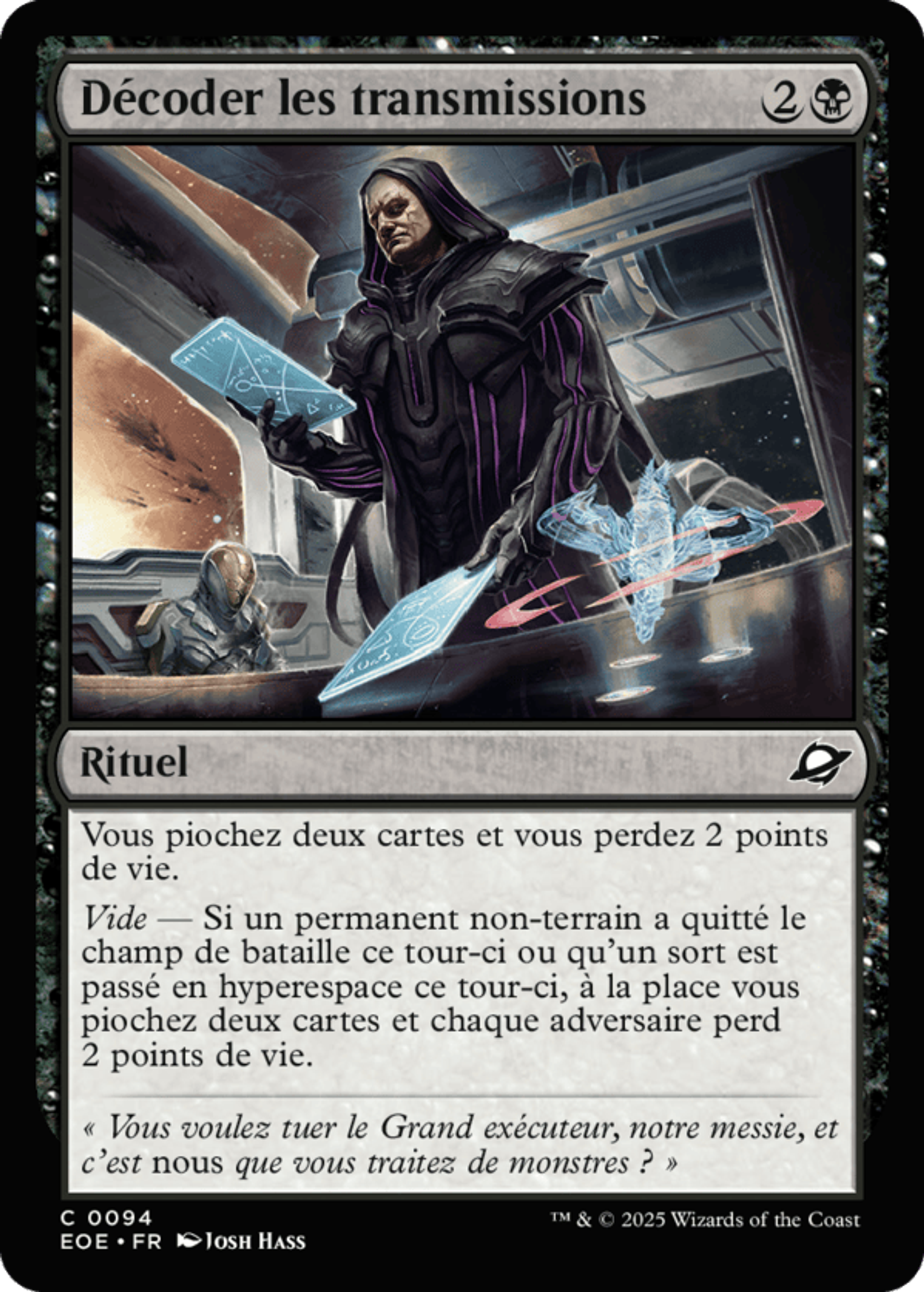 Décoder les transmissions — Edge of Eternities — Magic: The Gathering