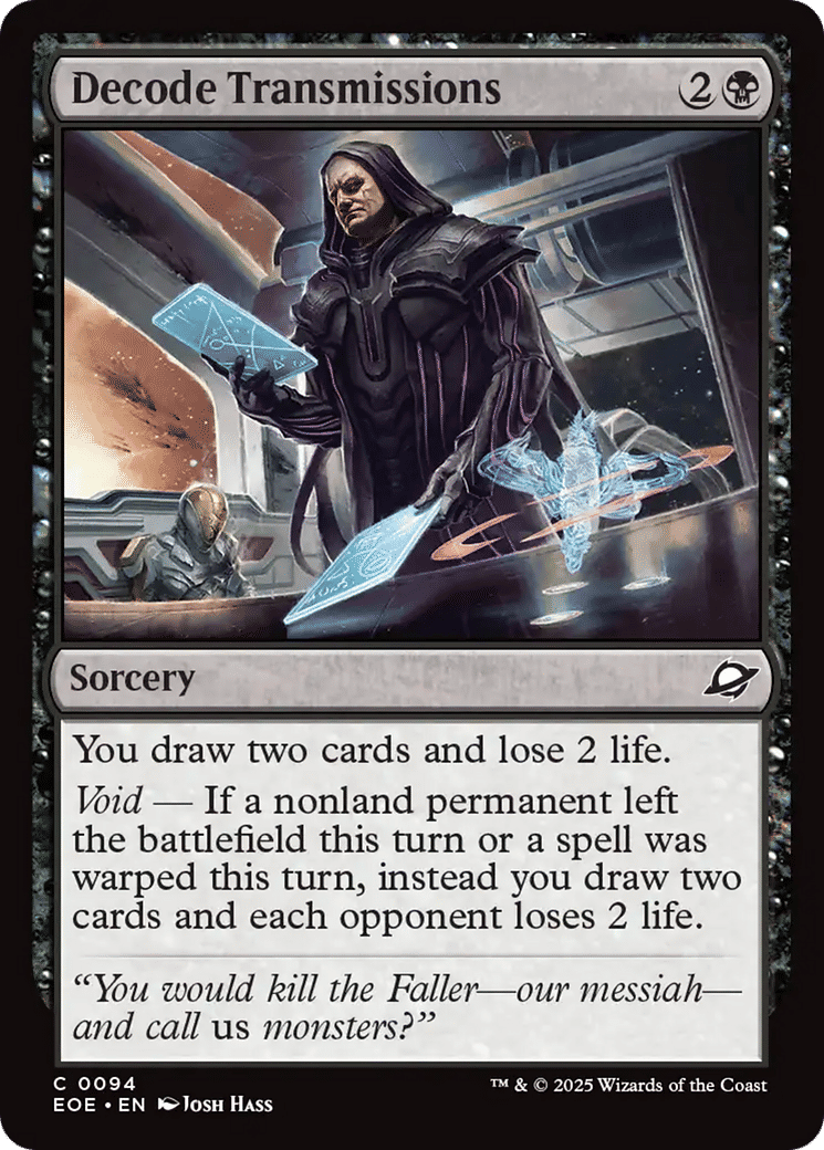 Decode Transmissions — Edge of Eternities — Magic: The Gathering