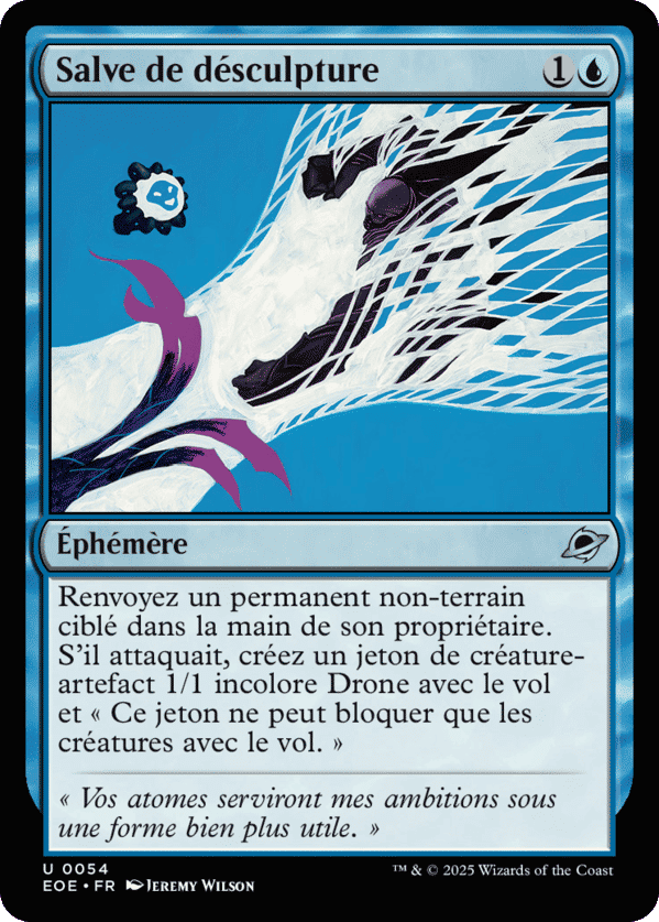 Salve de désculpture — Edge of Eternities — Magic: The Gathering